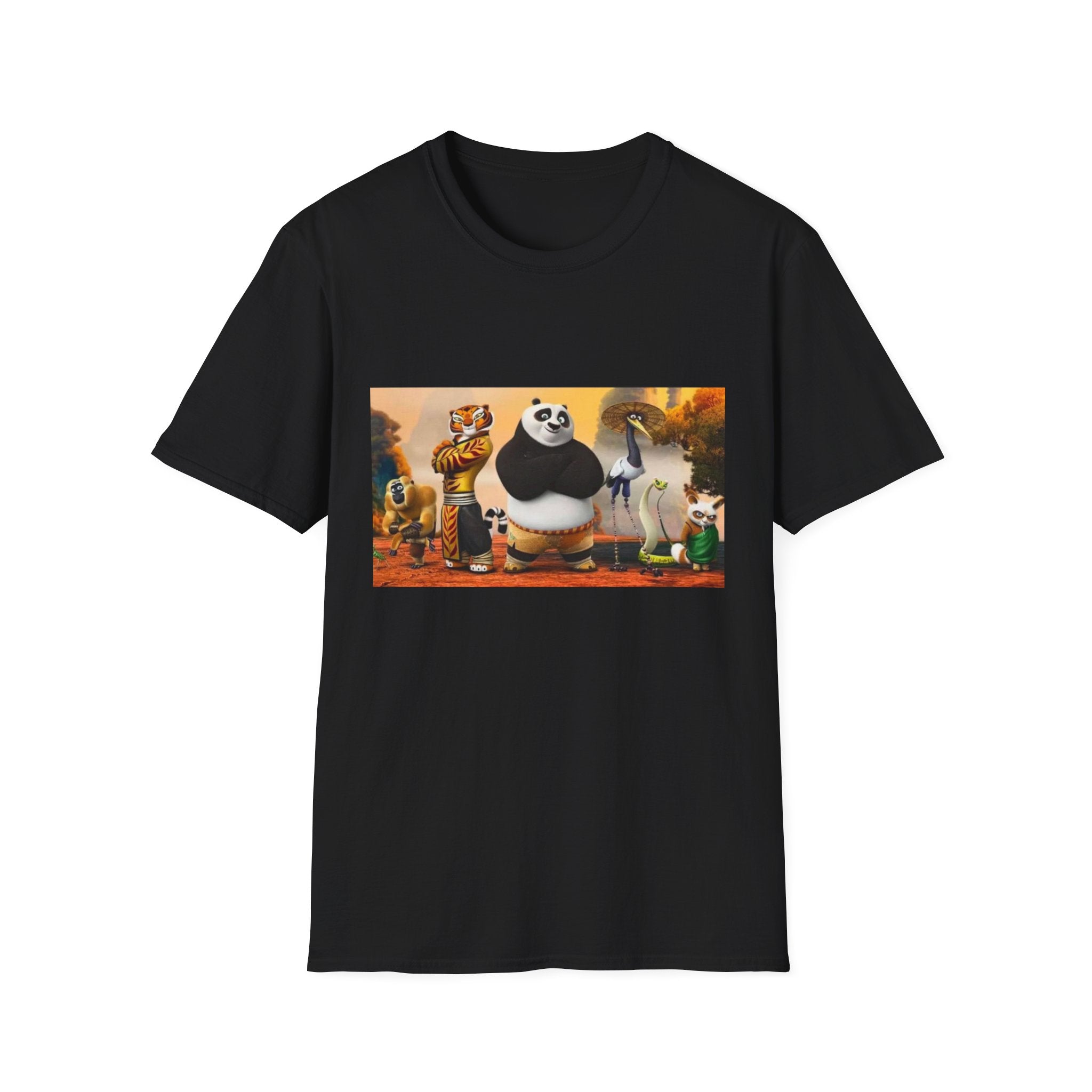 Kung Fu Panda Unisex Softstyle T-Shirt, DreamWorks Animation Youth Competitor Tee, Graphic Tee, Movie Fan Gift, Cult Classic Shirt, Comfy
