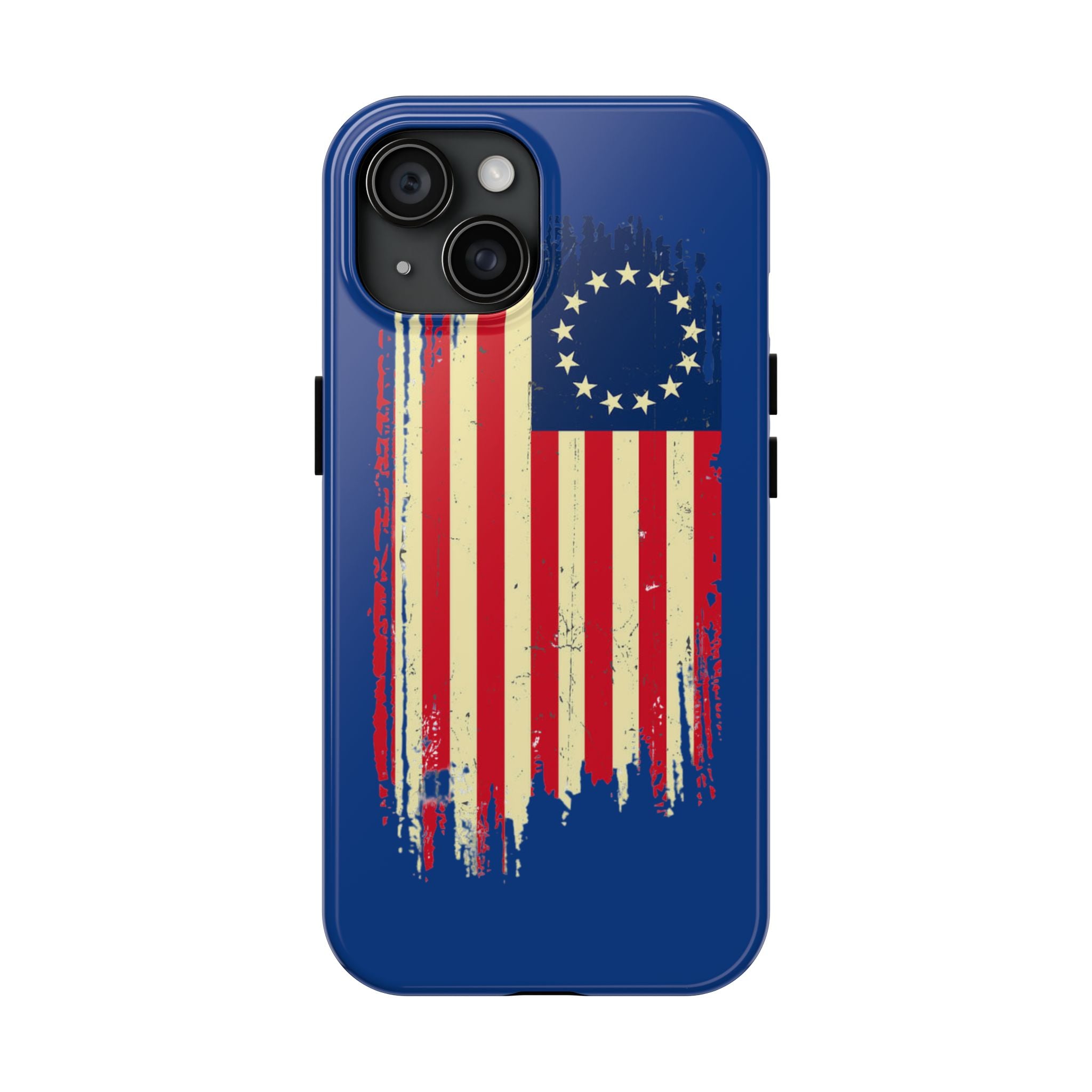 Patriotic Phone Cases with Vintage Flag Design, Tough Case for Independence Day, Memorial Day, 4th of July, Gift for Veterans, USA Pride
