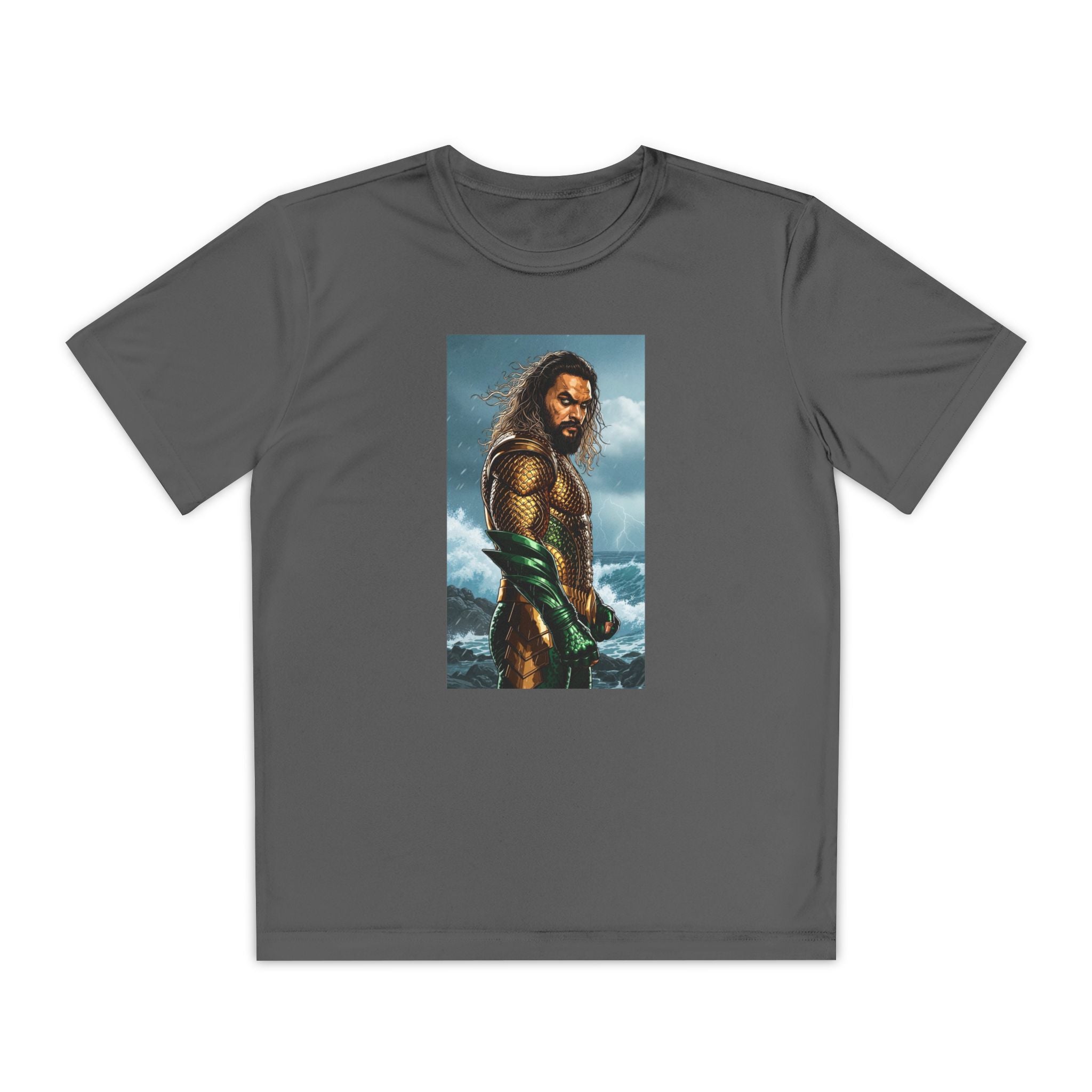 Aquaman Superhero Youth Tee, Kids Superhero Shirt, Child Aquaman T-shirt, Comic Book Tee, Superhero Fan Gift