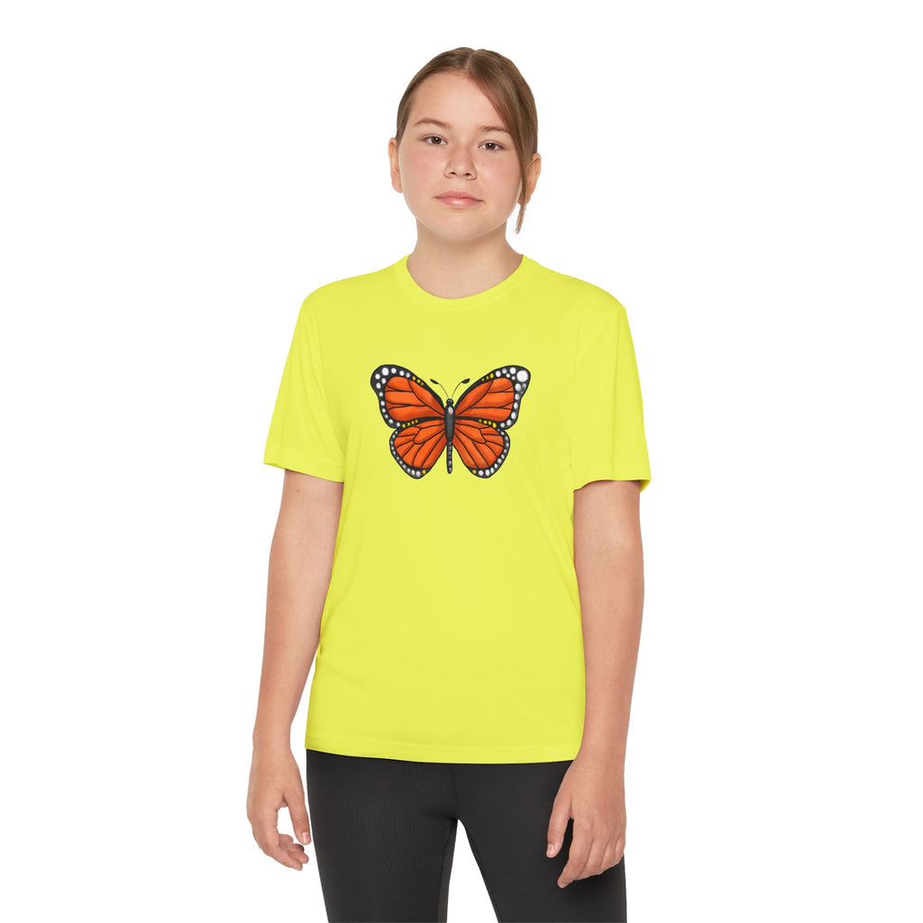 Butterffy Youth T-Shirt Sports Graphic Tee, Cool Athletic Shirt for Kids, Perfect for Sports Events, Team Spirit