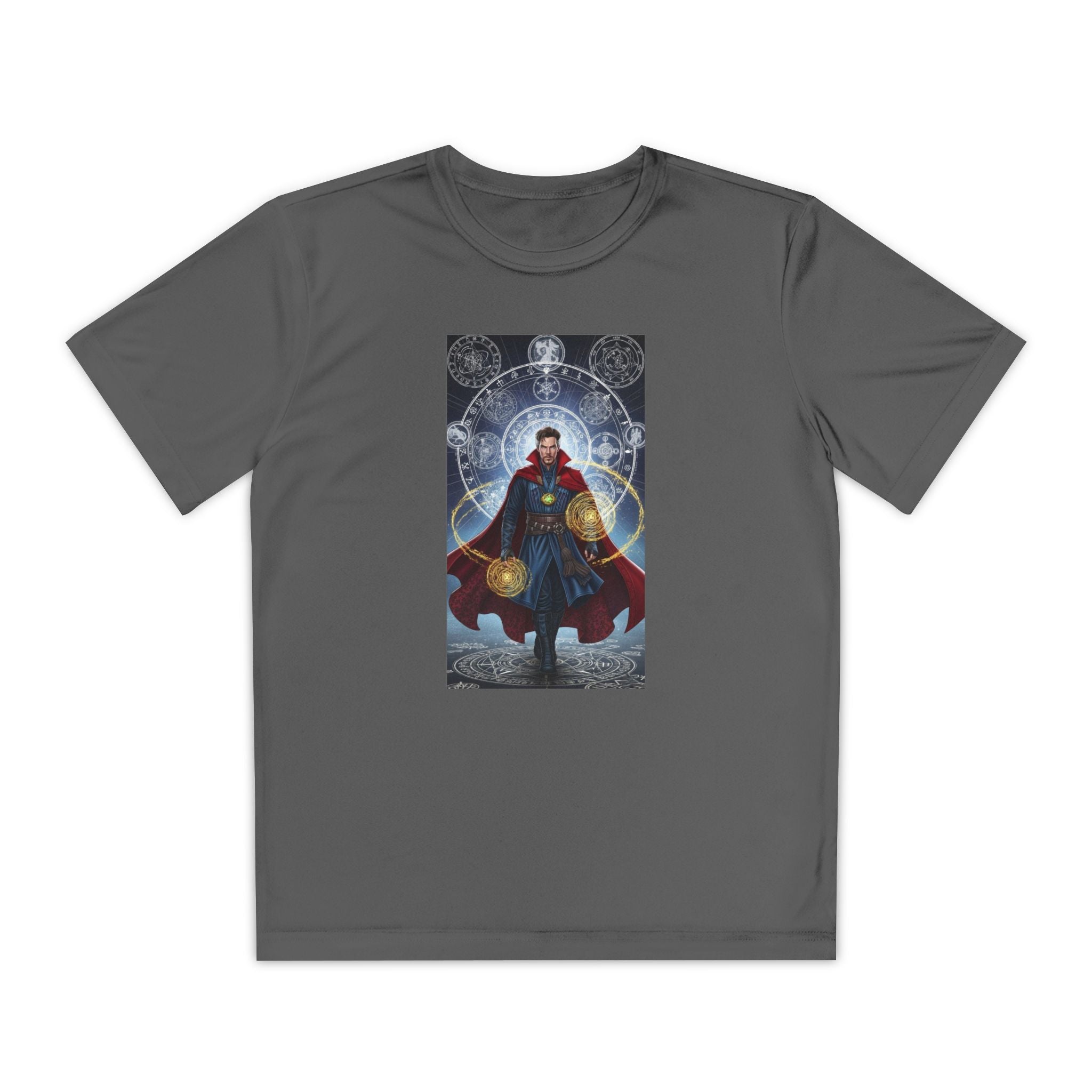Superhero Youth T-Shirt Sports Graphic Tee, Cool Athletic Shirt for Kids, Perfect for Sports Events, Team Spirit