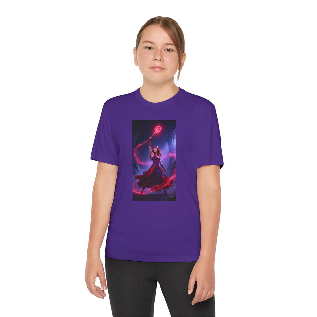 Superhero Youth T-Shirt Sports Graphic Tee, Cool Athletic Shirt for Kids