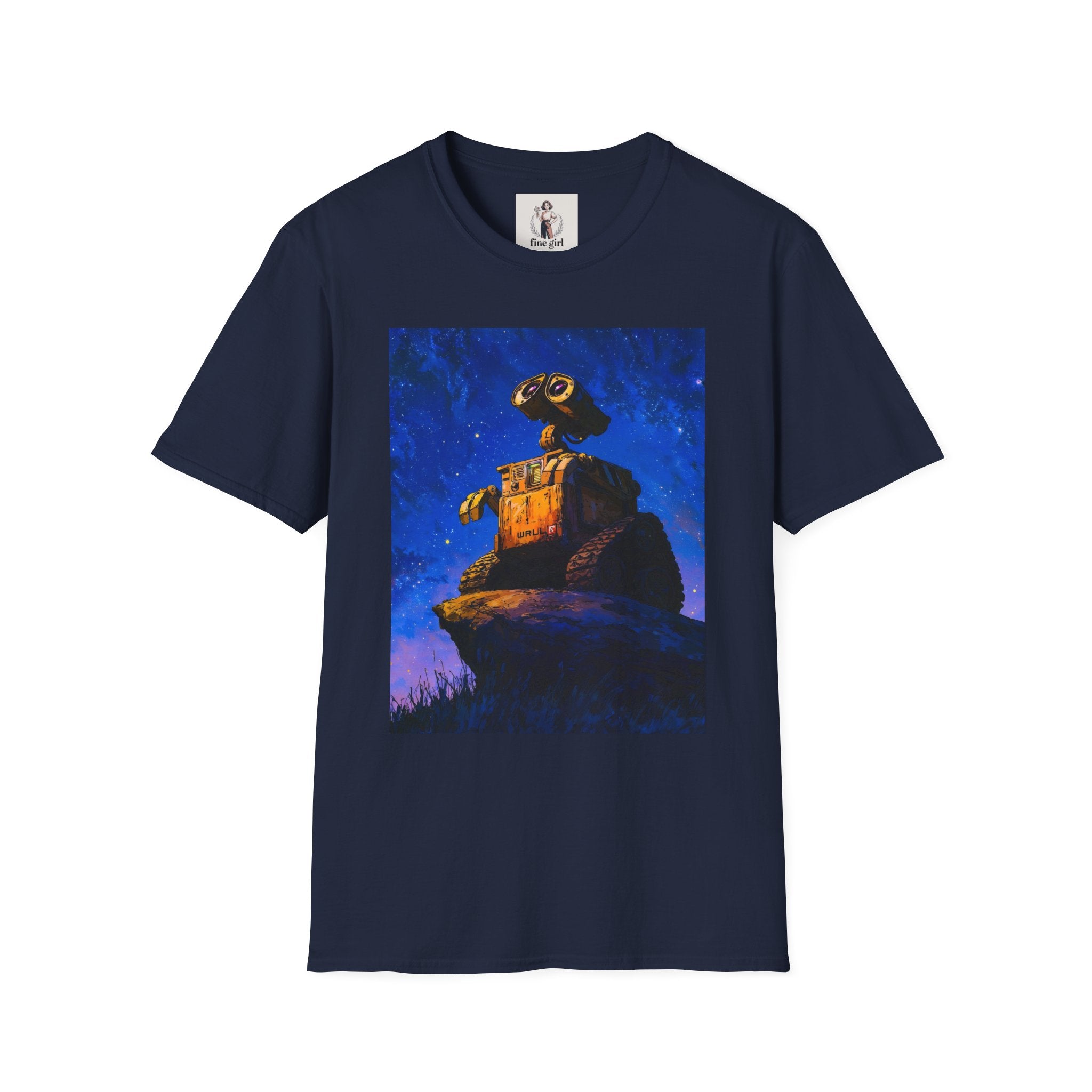 Wall-E Pixar Animation Unisex T-Shirt, Walt Disney Tee, Movie Lover Gift, Graphic Novelty Shirt, Cartoon Character Apparel