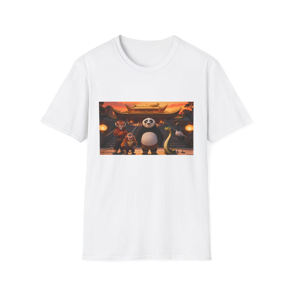 Kung Fu Panda Unisex Softstyle T-Shirt, DreamWorks Animation Youth Competitor Tee, Graphic Tee, Movie Fan Gift, Cult Classic Shirt, Comfy