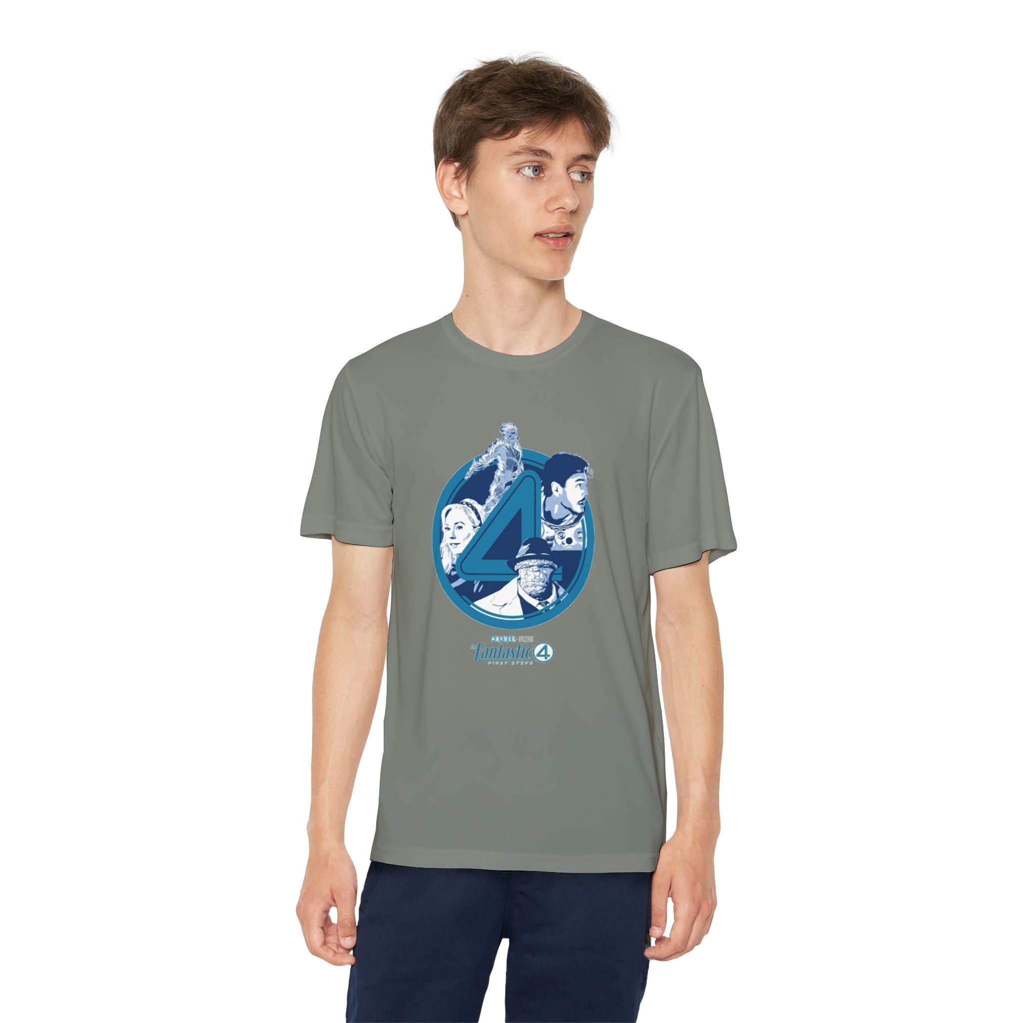 Fantastic 4 Youth T-Shirt Sports Graphic Tee, Cool Athletic Shirt for Kids, Perfect for Sports Events, Team Spirit