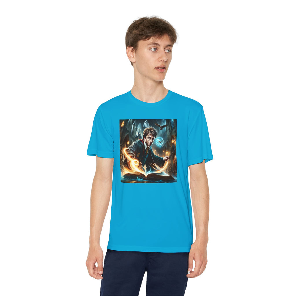 Youth Competitor Tee - Harry Potter, Wizard School Shirt, Magical Kids Top, Hogwarts Fan Gift, Sorcerer's Stone T-Shirt