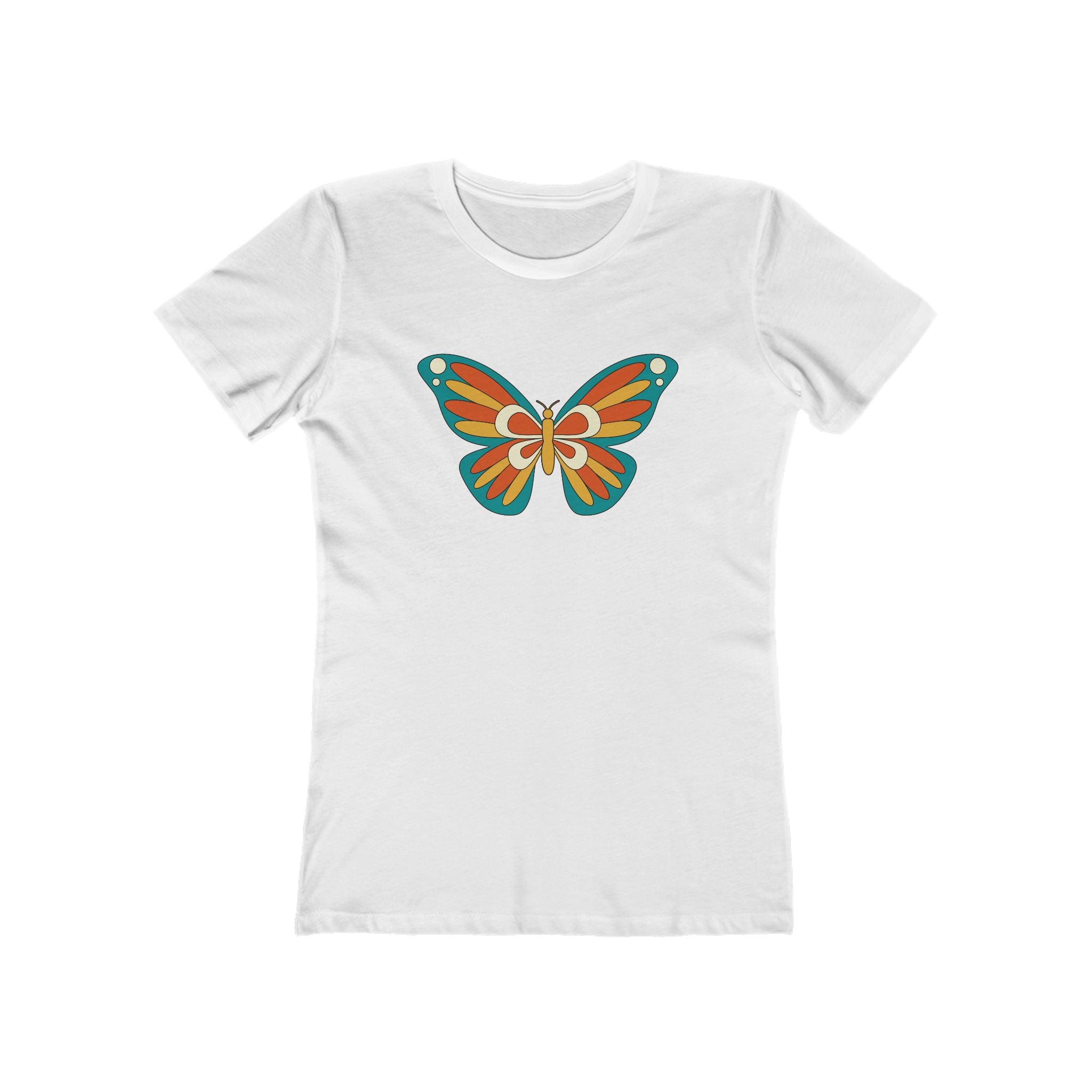 Butterfly Women's Tshirt, Butterfly Graphic Tee, Women's Butterfly Shirt, Butterfly Print Shirt, Boho Butterfly Tee