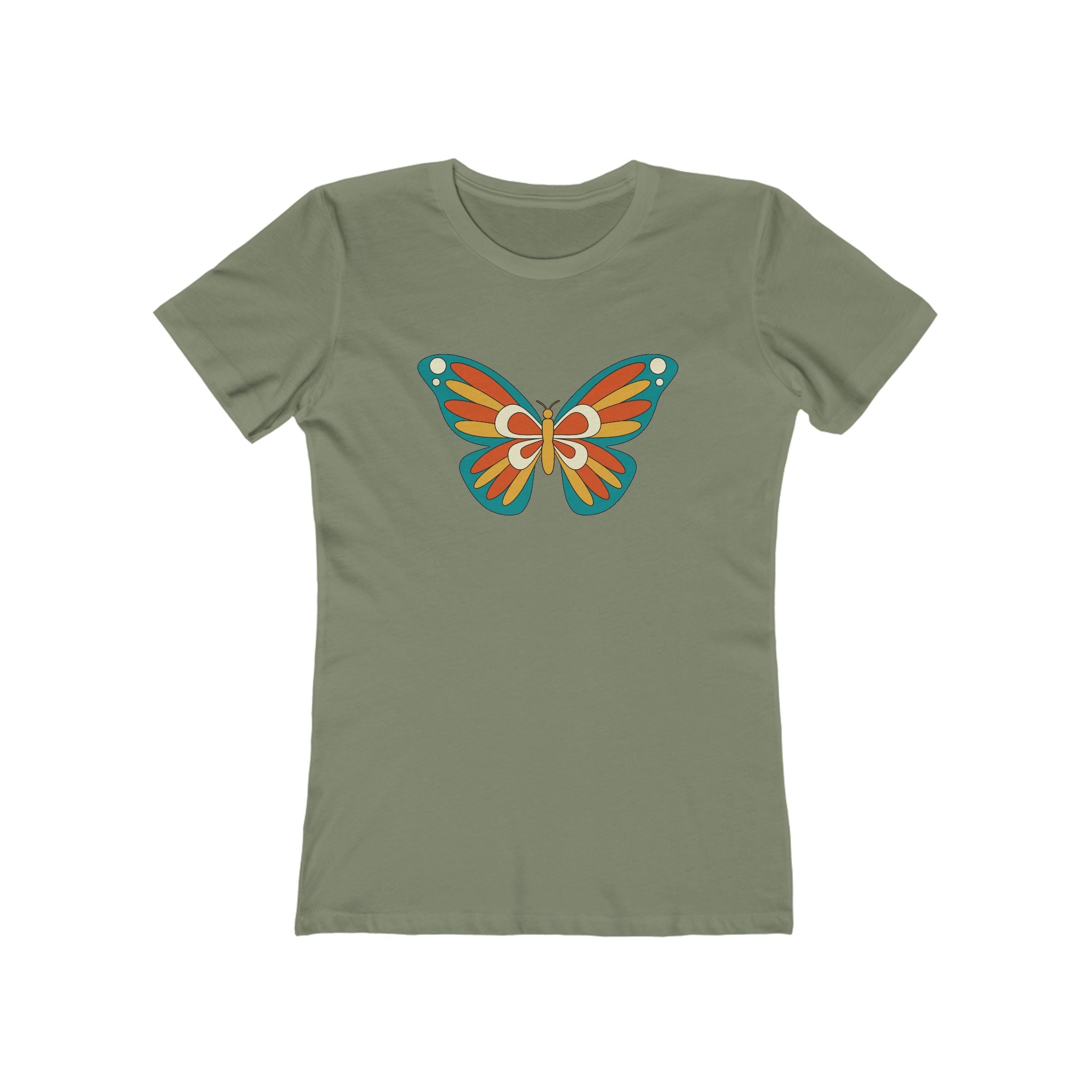 Butterfly Women's Tshirt, Butterfly Graphic Tee, Women's Butterfly Shirt, Butterfly Print Shirt, Boho Butterfly Tee