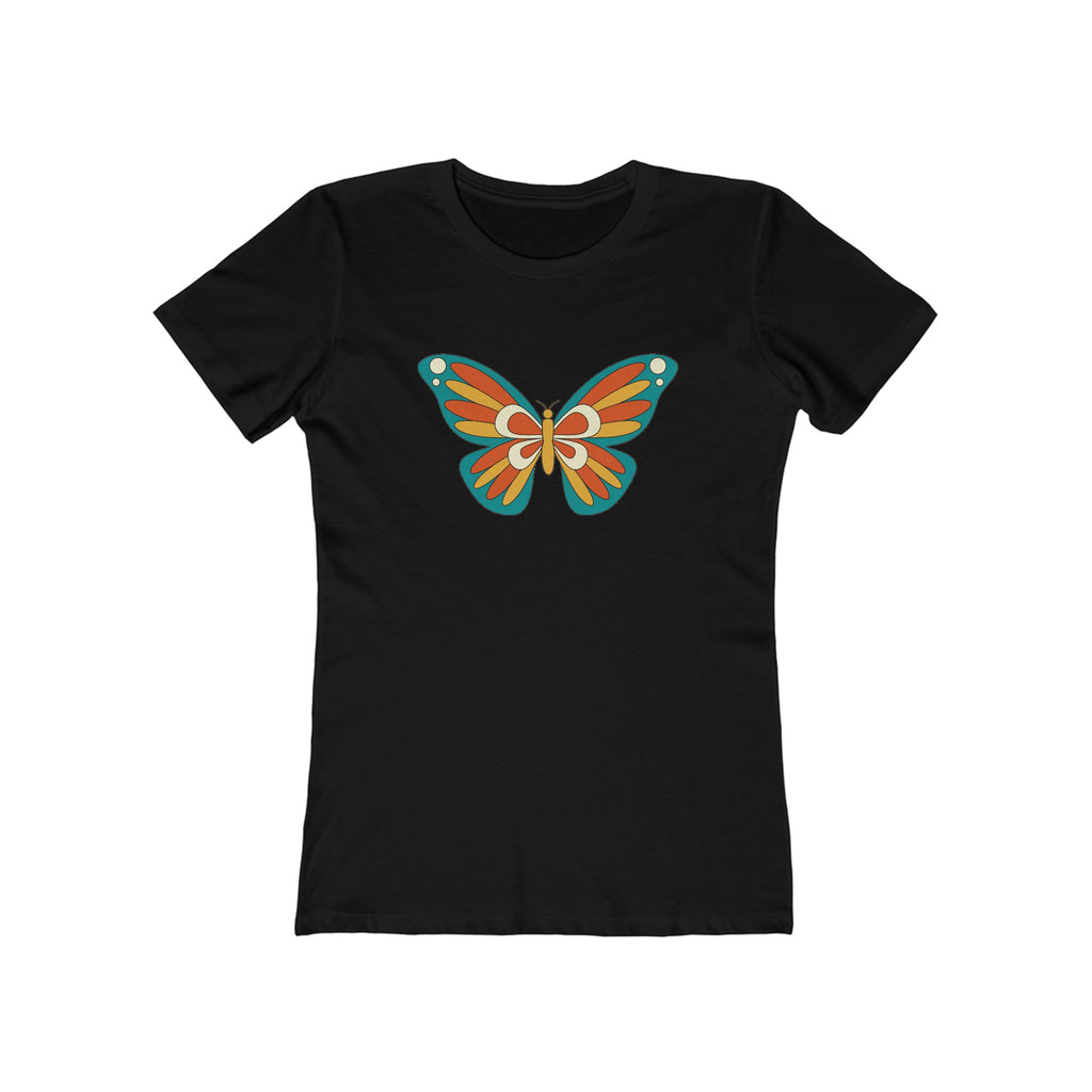 Butterfly Women's Tshirt, Butterfly Graphic Tee, Women's Butterfly Shirt, Butterfly Print Shirt, Boho Butterfly Tee