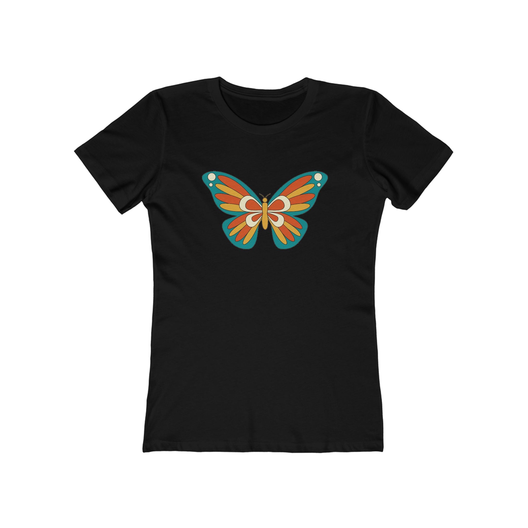 Butterfly Women's Tshirt, Butterfly Graphic Tee, Women's Butterfly Shirt, Butterfly Print Shirt, Boho Butterfly Tee