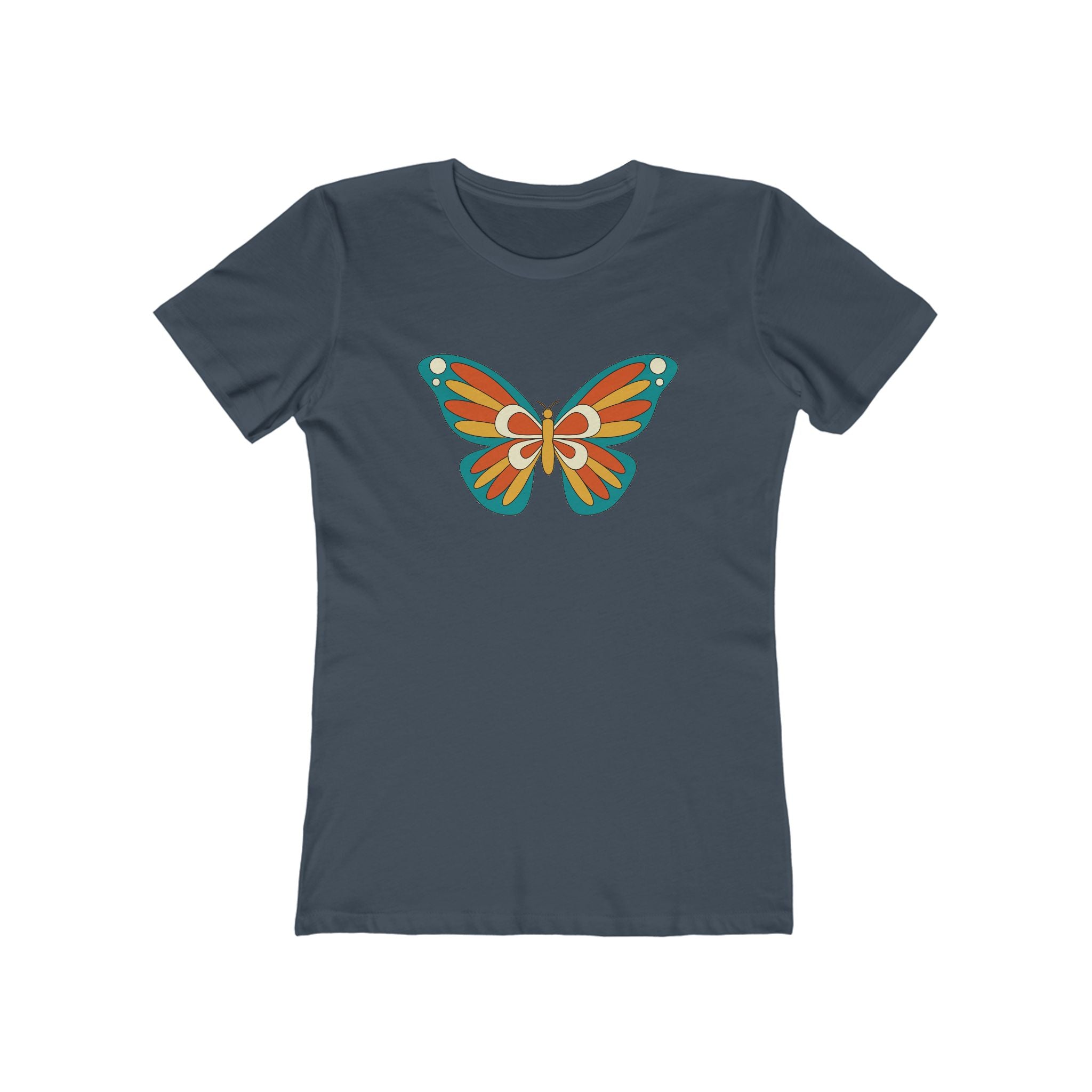Butterfly Women's Tshirt, Butterfly Graphic Tee, Women's Butterfly Shirt, Butterfly Print Shirt, Boho Butterfly Tee