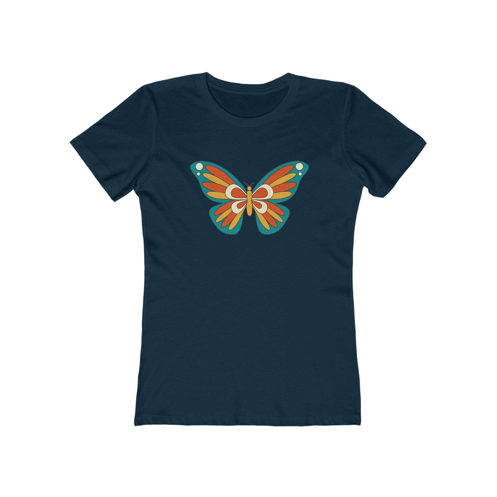 Butterfly Women's Tshirt, Butterfly Graphic Tee, Women's Butterfly Shirt, Butterfly Print Shirt, Boho Butterfly Tee