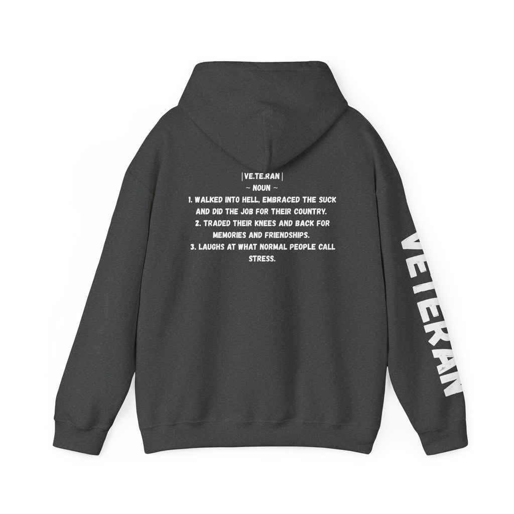 Veteran Patriotic Hoodie ~ Rebel Spirit Unisex Hoodie