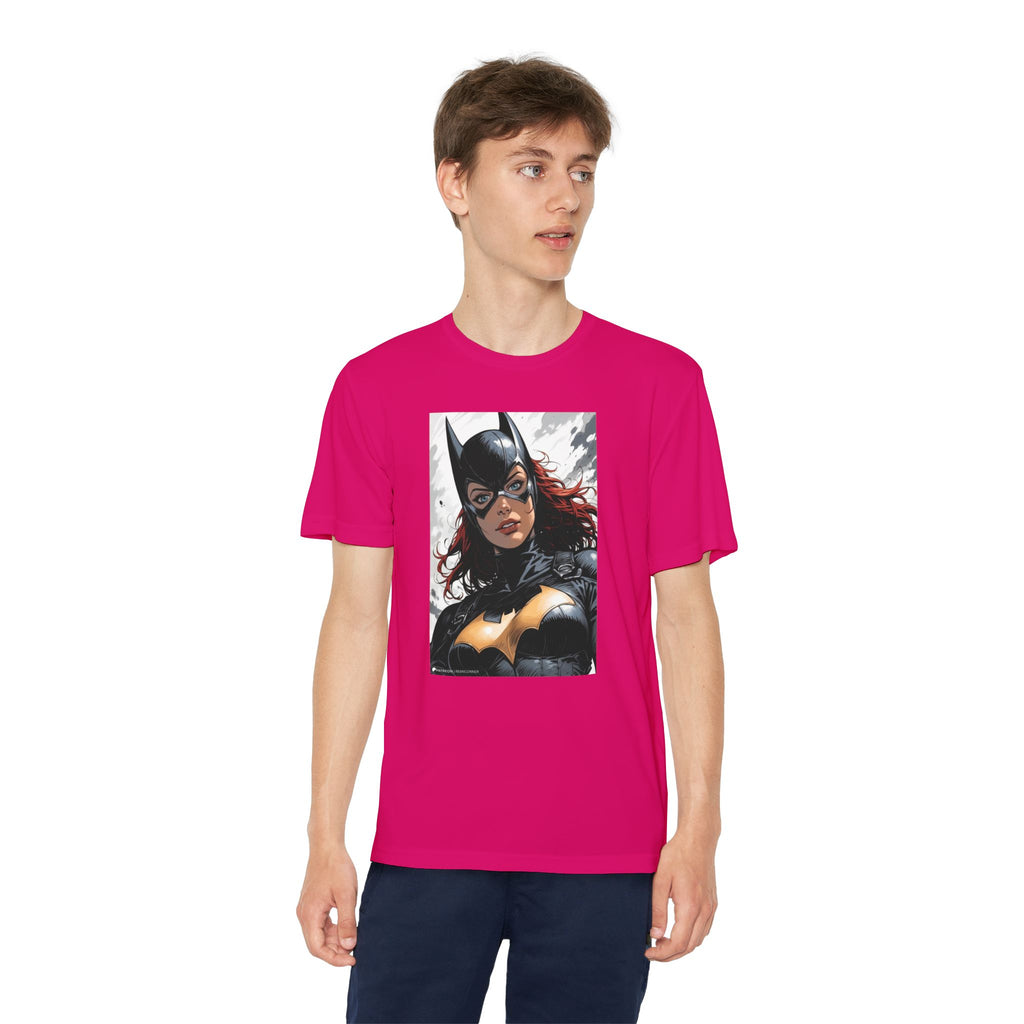 Superhero Youth T-Shirt Sports Graphic Tee, Cool Athletic Shirt for Kids