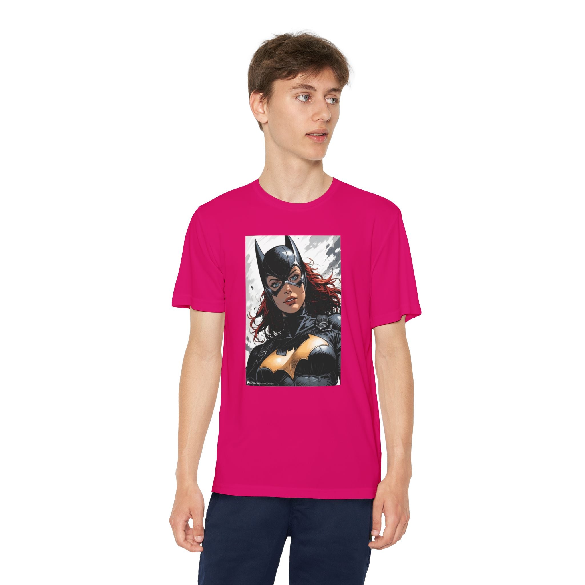 Superhero Youth T-Shirt Sports Graphic Tee, Cool Athletic Shirt for Kids