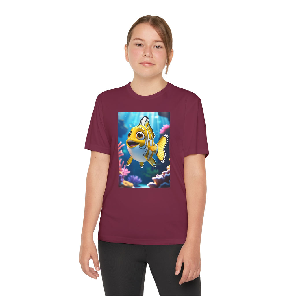 Nemo Fish Ocean Youth T-Shirt - Underwater Kids Tee, Finding Nemo Shirt, Beach Vacation Clothing, Ocean Lover Gift, Fish Theme Top