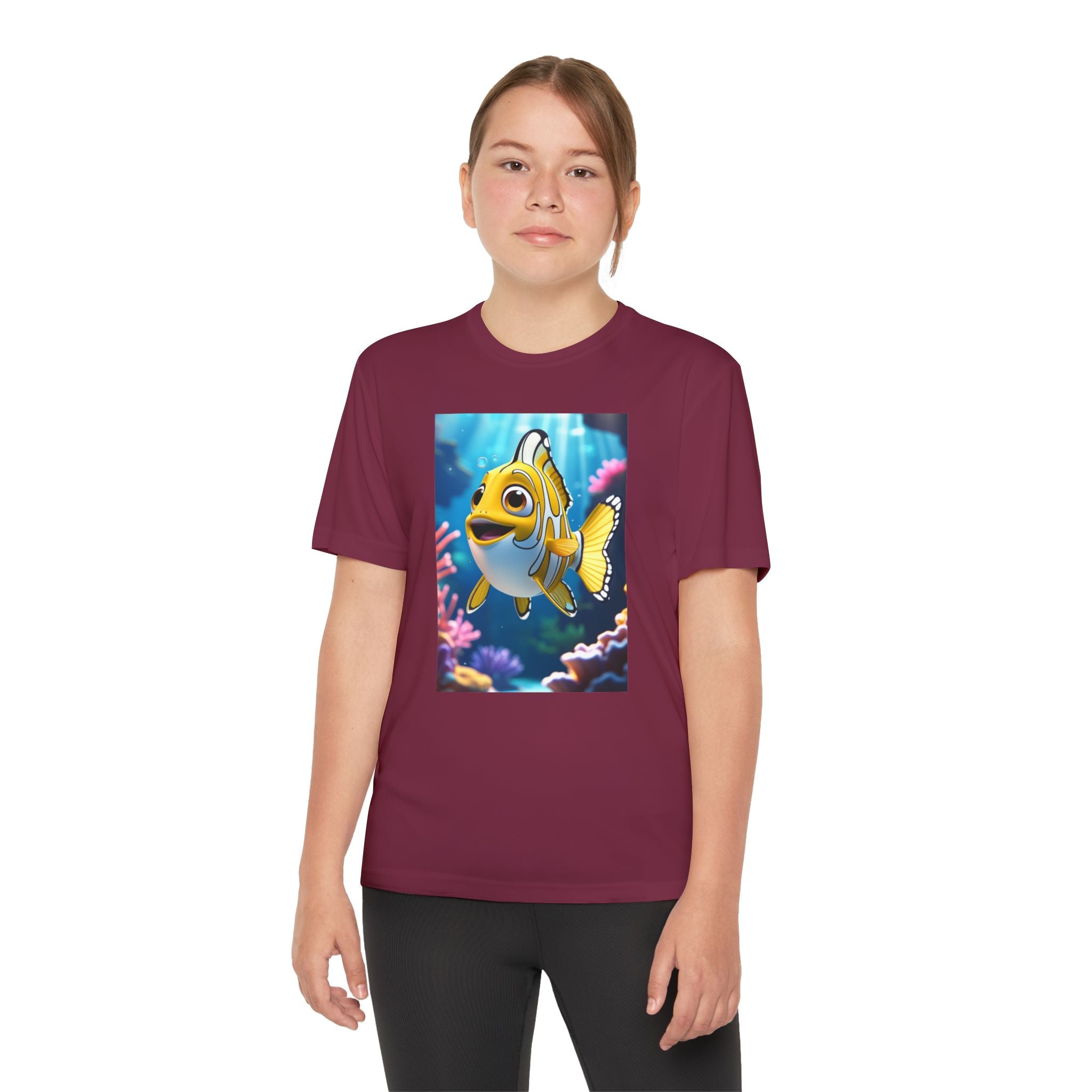 Nemo Fish Ocean Youth T-Shirt - Underwater Kids Tee, Finding Nemo Shirt, Beach Vacation Clothing, Ocean Lover Gift, Fish Theme Top