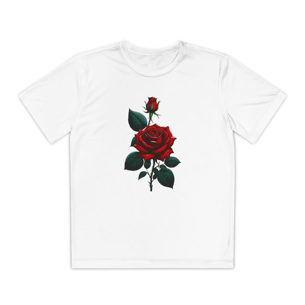 Flower Youth Tshirt, Girls Floral Tee, Kids Spring Shirt, Children's Botanical Top, Teen Blossom T-Shirt