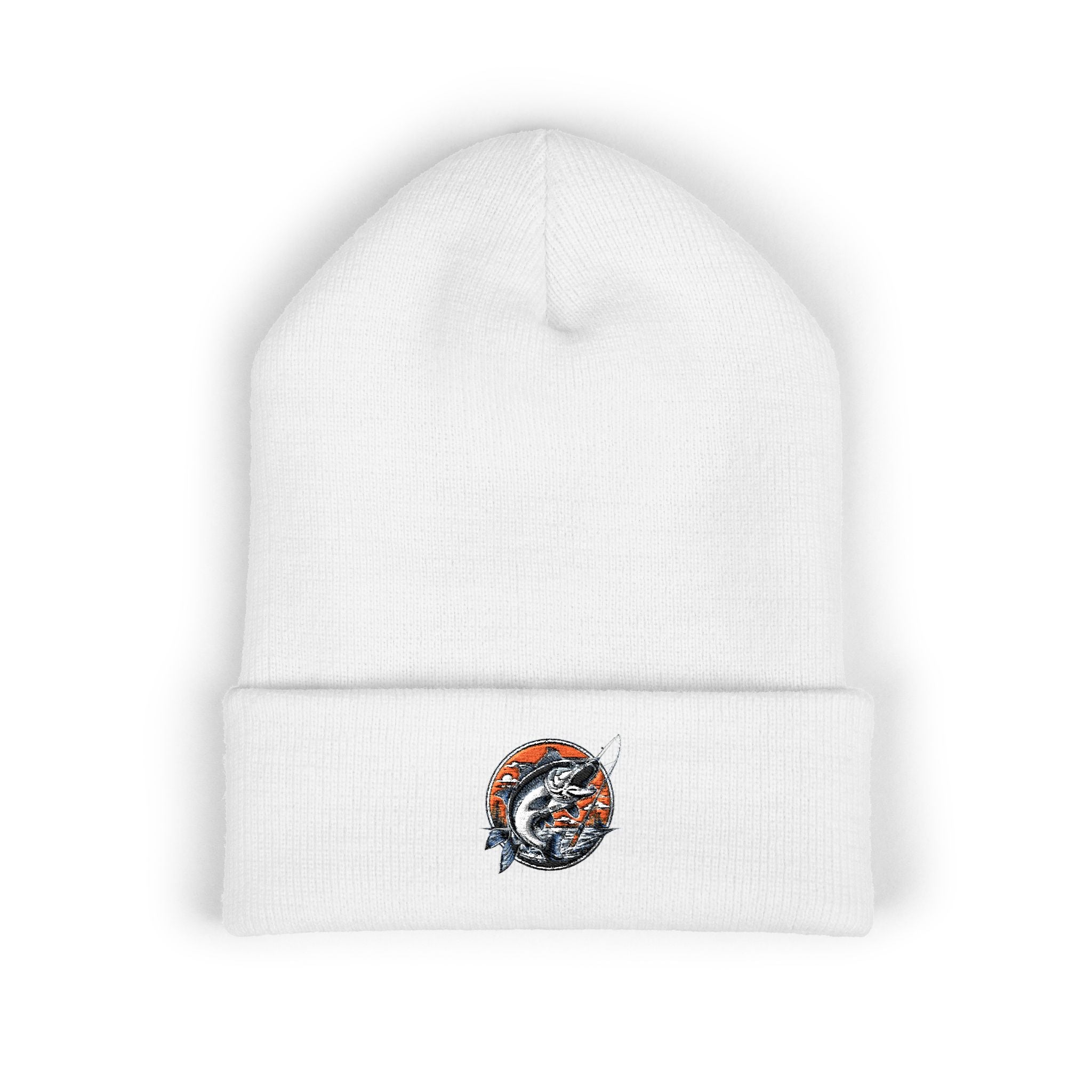Embroidered Fishing Beanie, Fisherman Gift, Outdoor Apparel, Fishing Gear, Angler Hat, Fishing Lure Beanie