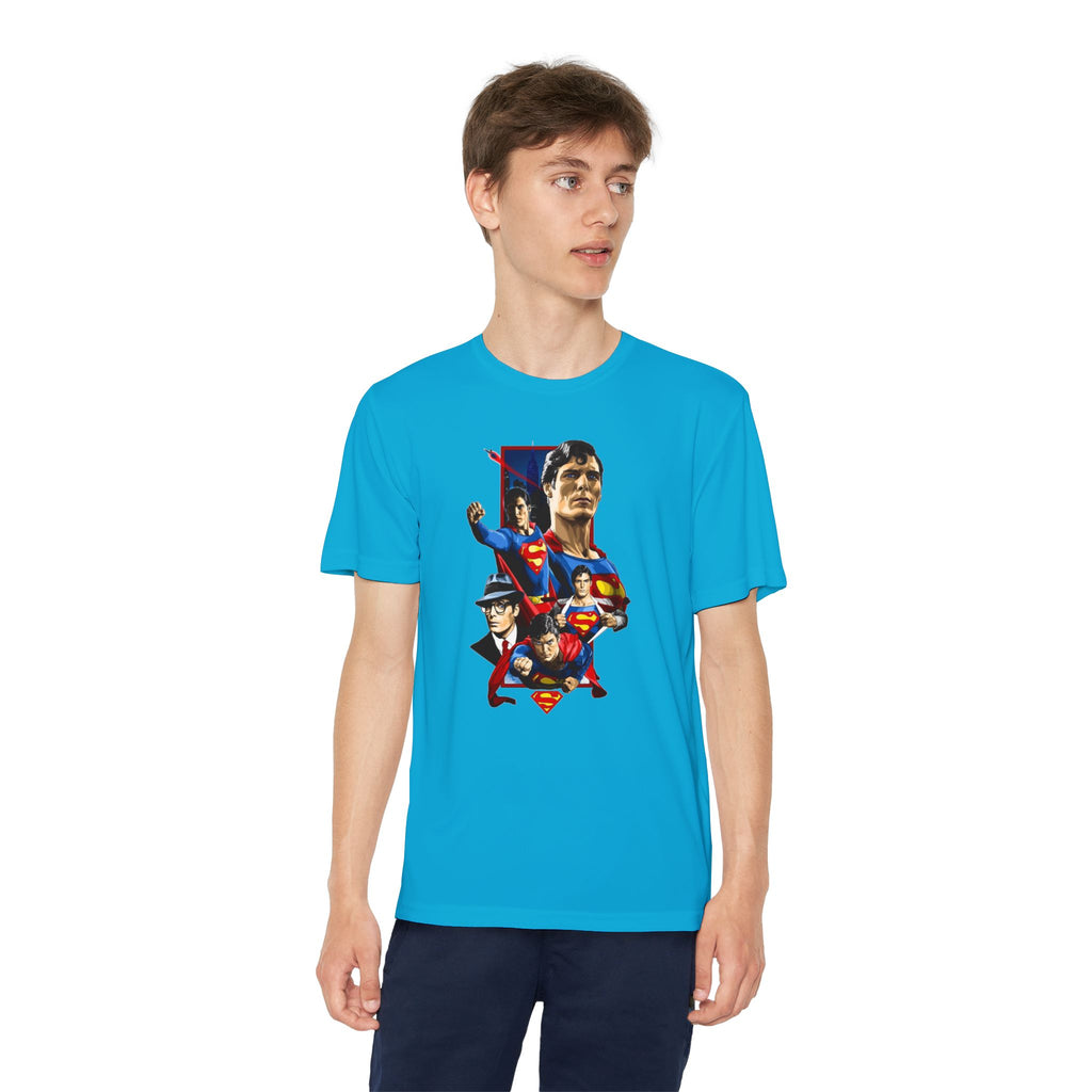 Superman Youth T-Shirt Sports Graphic Tee, Cool Athletic Shirt for Kids, Perfect for Sports Events, Team Spirit