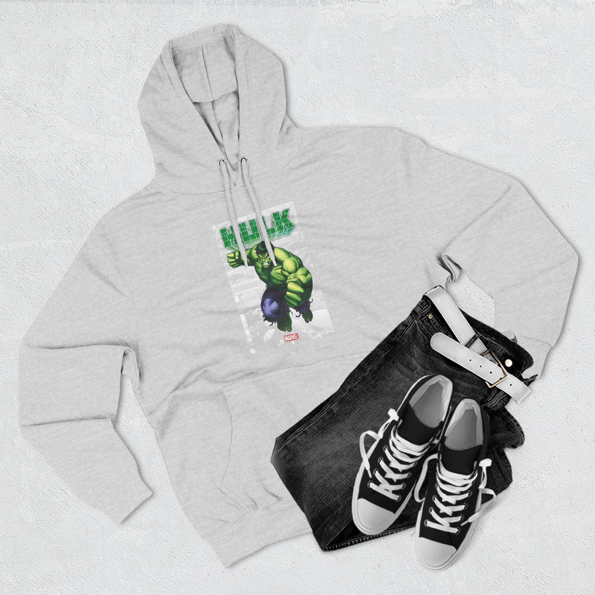 The Incredible Hulk Three-Panel Fleece Hoodie