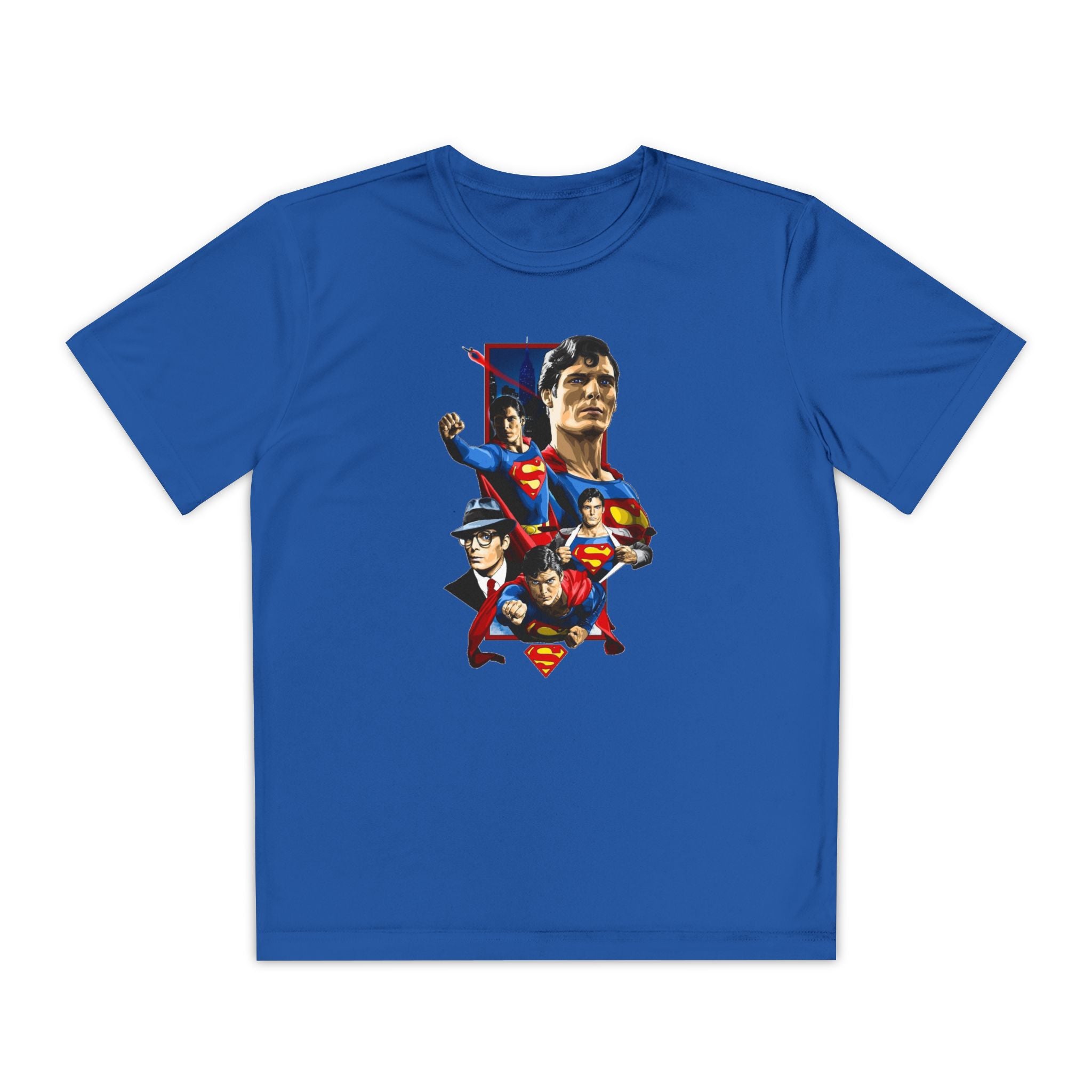 Superman Youth T-Shirt Sports Graphic Tee, Cool Athletic Shirt for Kids, Perfect for Sports Events, Team Spirit