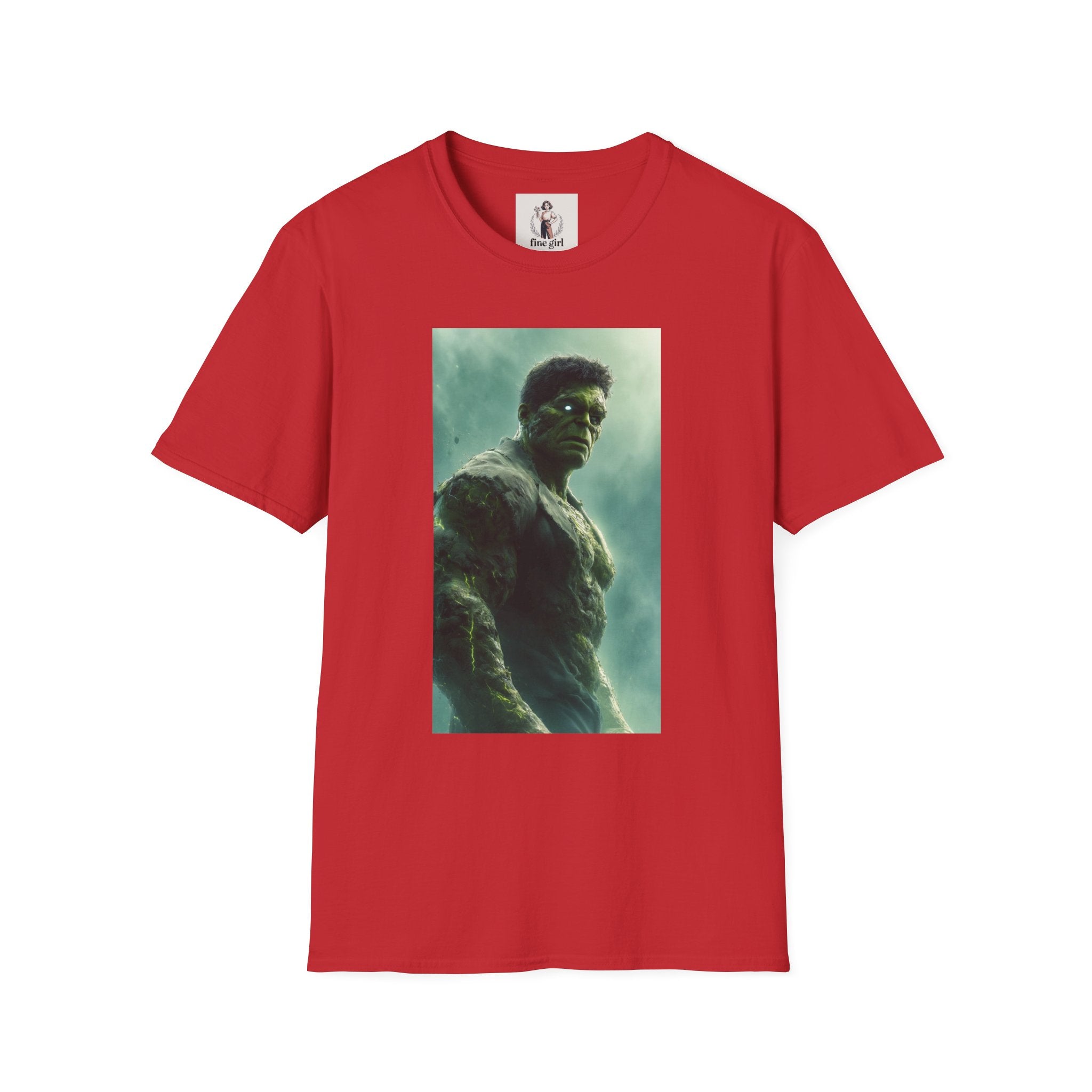 The Incredible Hulk Superhero Marvel Unisex Softstyle T-Shirt, Comic Book Tee, Geeky Clothing, Cosplay Costume Top