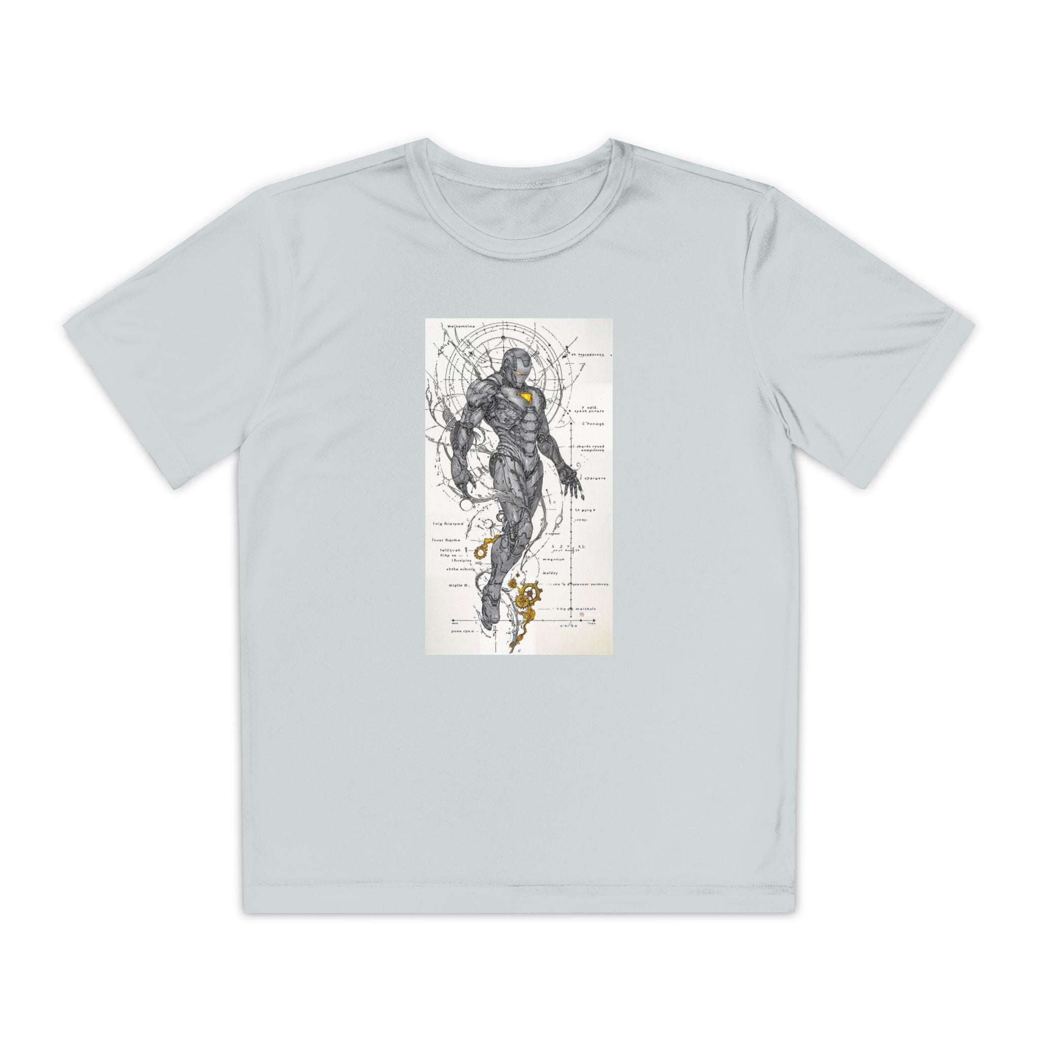 Superhero Youth T-Shirt Sports Graphic Tee, Cool Athletic Shirt for Kids