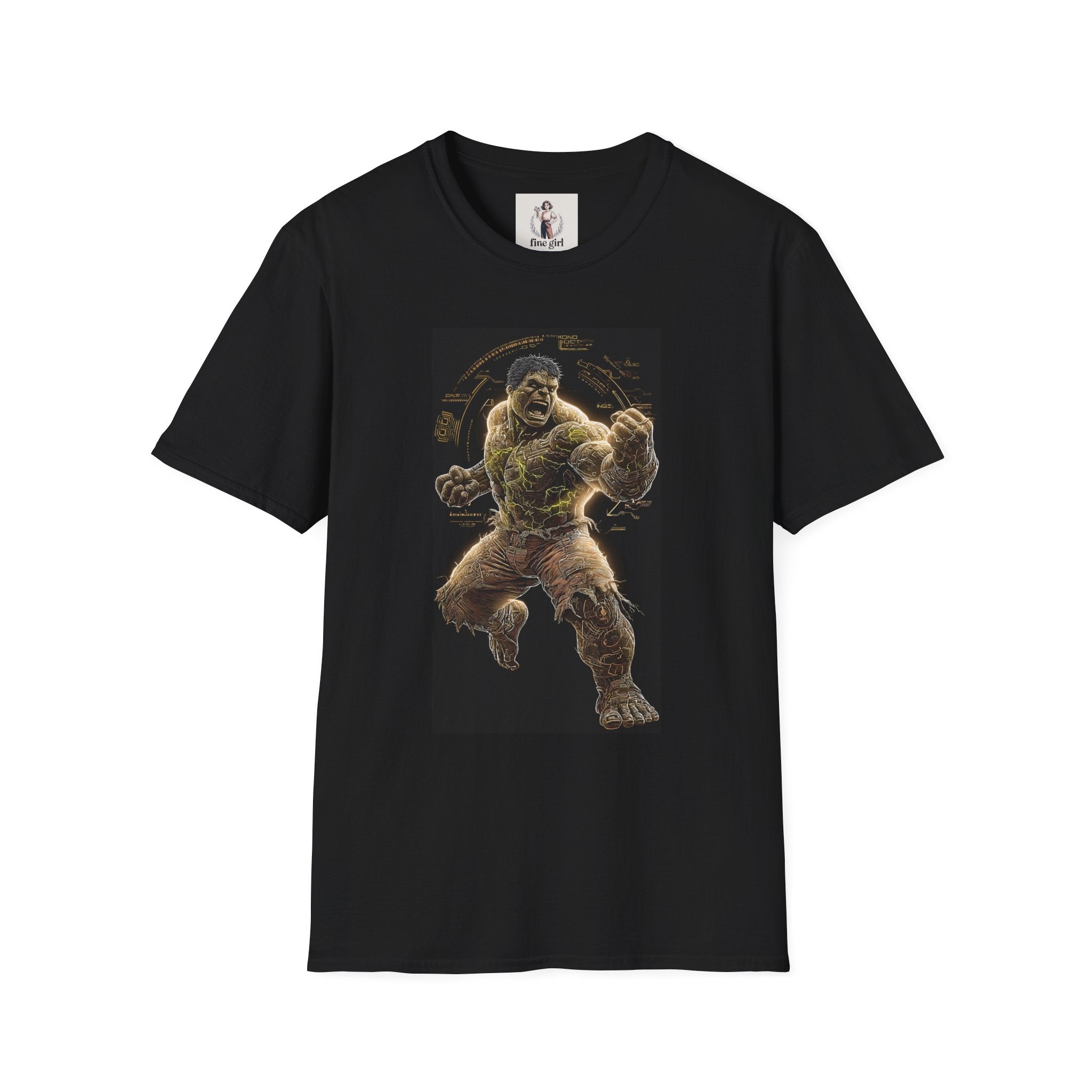 The Incredible Hulk Superhero Marvel Unisex Softstyle T-Shirt, Comic Book Tee, Geeky Clothing, Cosplay Costume Top