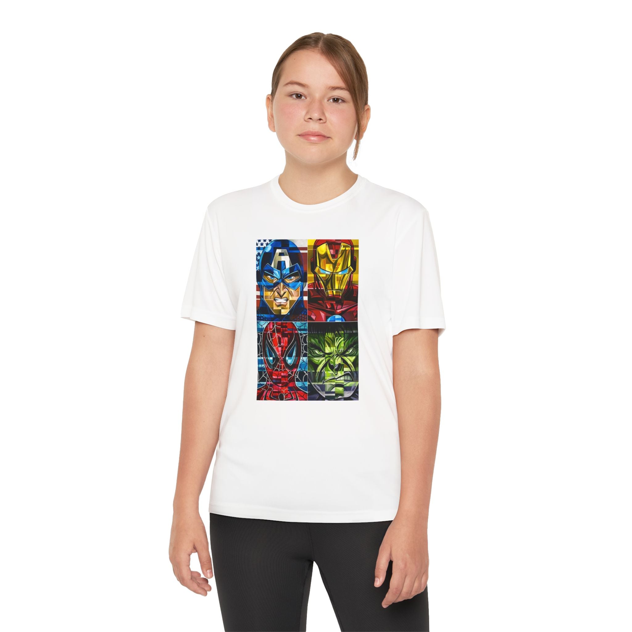 Advengers Youth T-Shirt Sports Graphic Tee, Cool Athletic Shirt for Kids, Perfect for Sports Events, Team Spirit