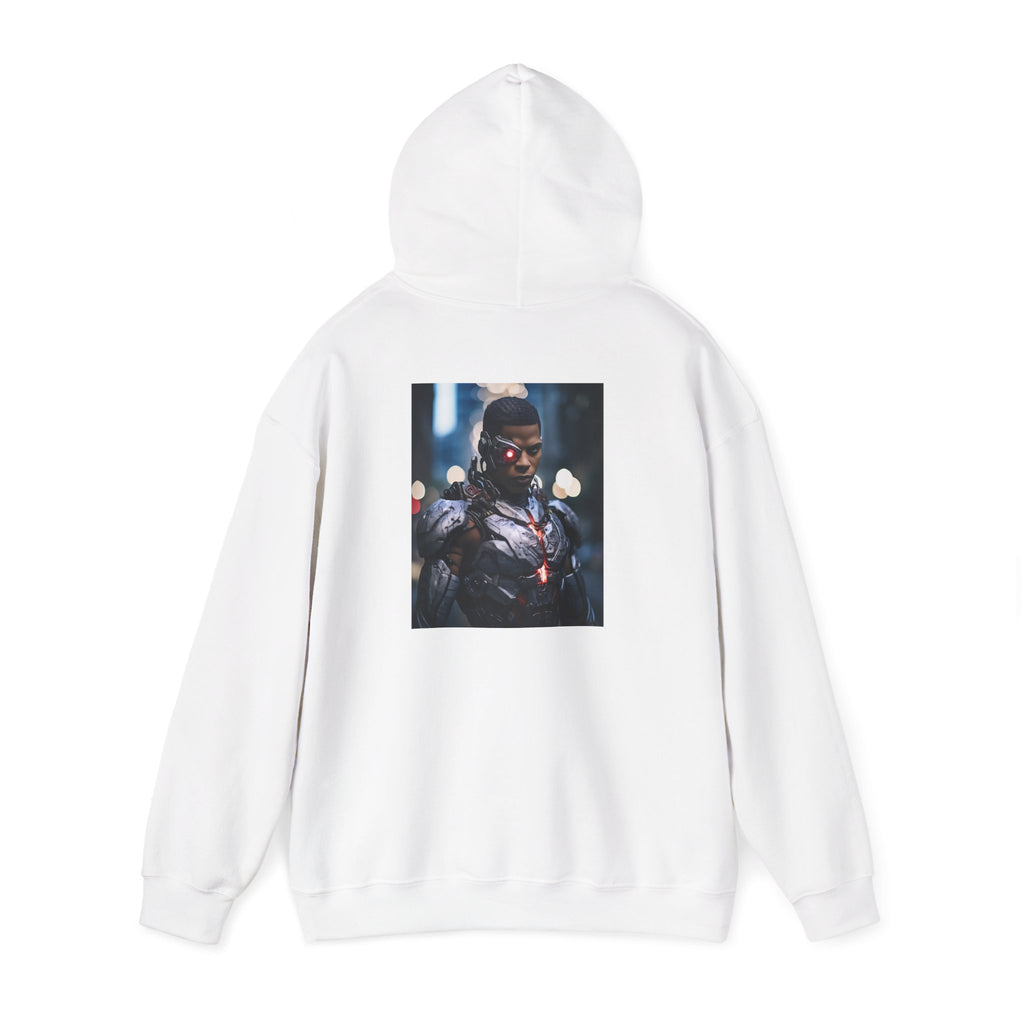 Hooded Sweatshirt - Cyborg Design