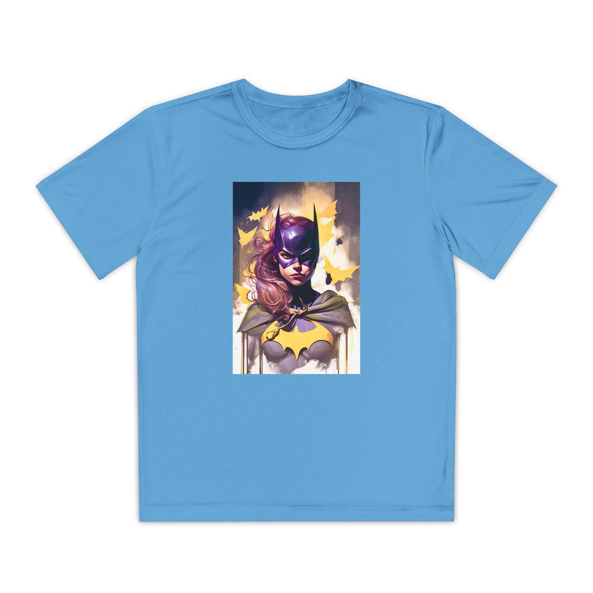 Superhero Youth T-Shirt Sports Graphic Tee, Cool Athletic Shirt for Kids