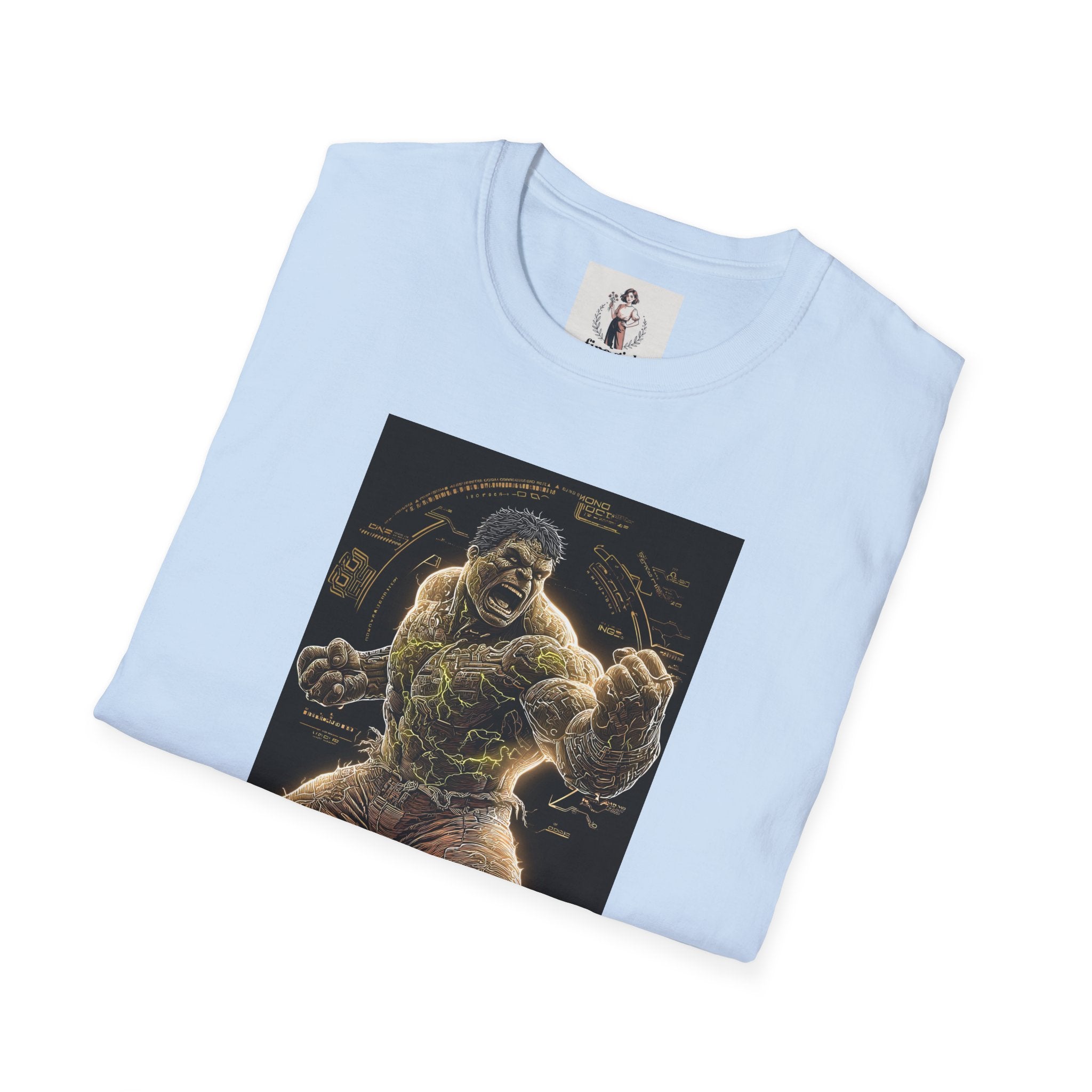 The Incredible Hulk Superhero Marvel Unisex Softstyle T-Shirt, Comic Book Tee, Geeky Clothing, Cosplay Costume Top