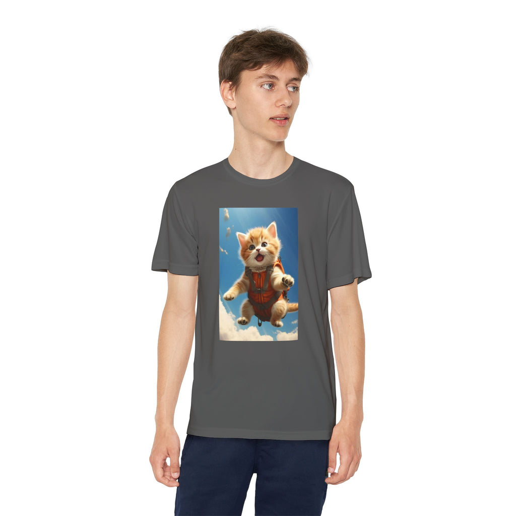 Youth Tee Shirt, Kids Animal Graphic Top, Cute Black and White Tee, Children's Zoo Theme Shirt, Bamboo Bear