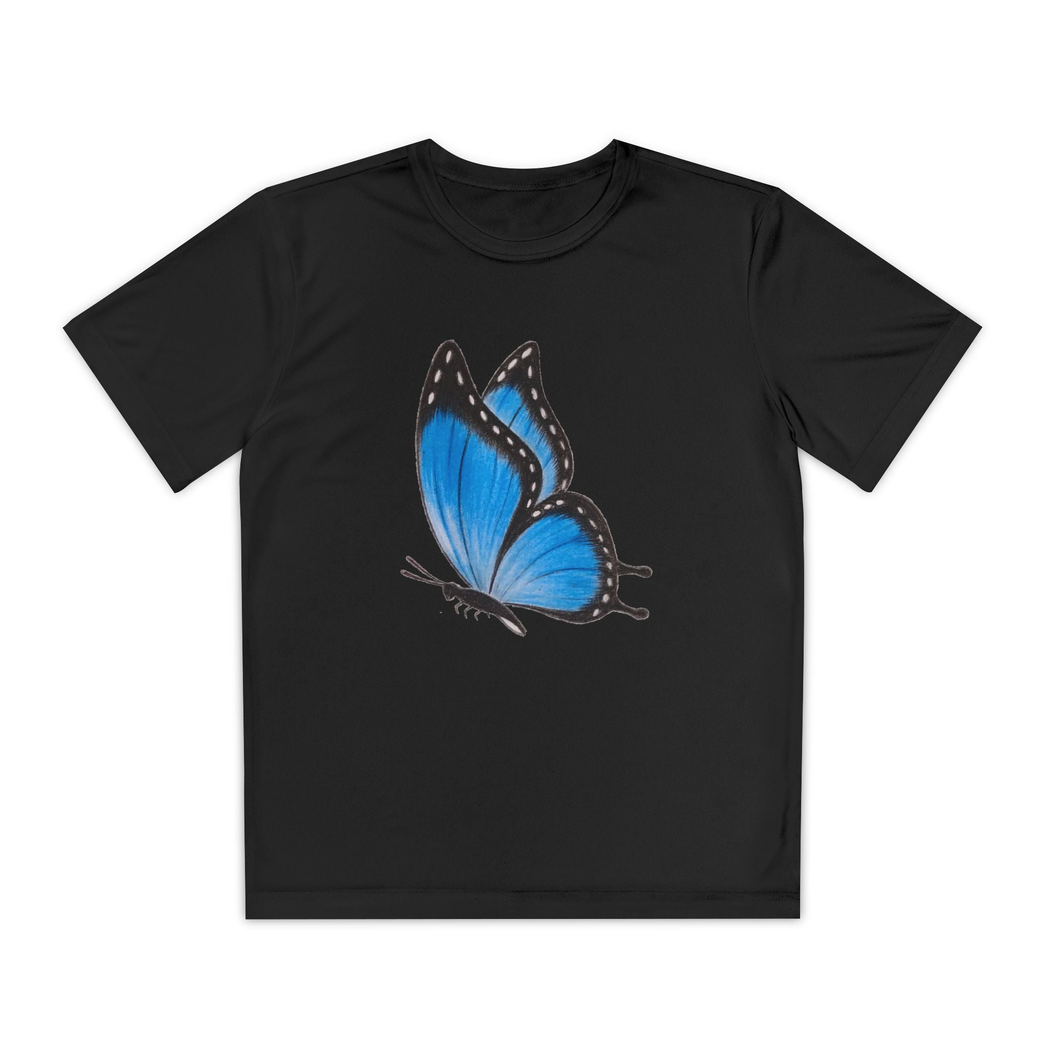 Butterffy Youth T-Shirt Sports Graphic Tee, Cool Athletic Shirt for Kids, Perfect for Sports Events, Team Spirit
