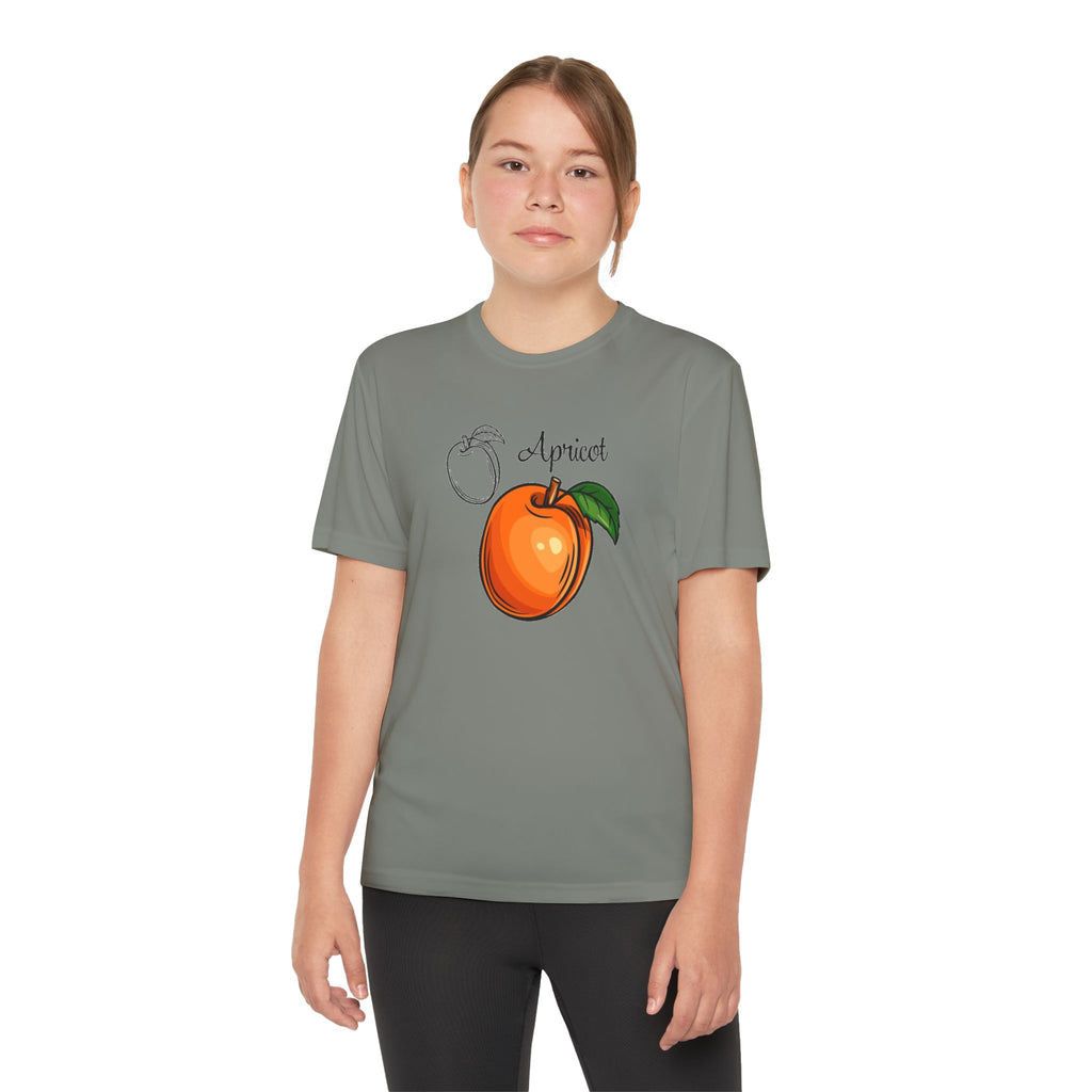 Apricot Youth T-Shirt Sports Graphic Tee, Cool Athletic Shirt for Kids, Perfect for Sports Events, Team Spirit