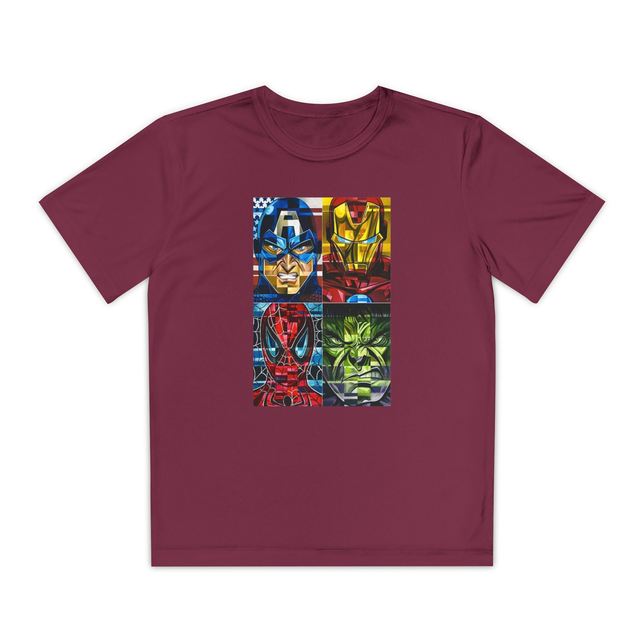 Advengers Youth T-Shirt Sports Graphic Tee, Cool Athletic Shirt for Kids, Perfect for Sports Events, Team Spirit