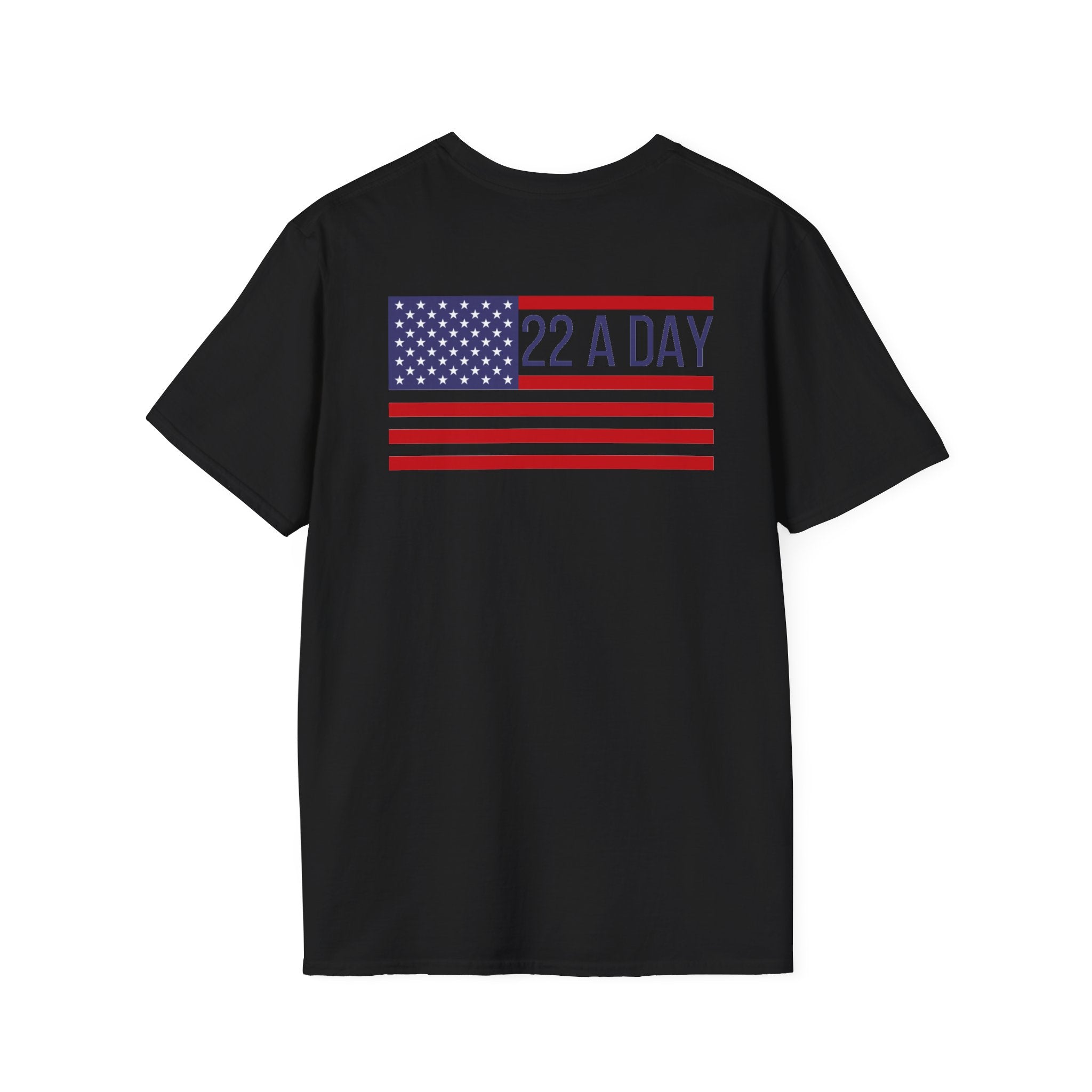 22 A Day Patriotic Tshirt, American Flag Tee, 4th of July Shirt, USA Independence Day Top, Patriotic Graphic Tee, Unisex Patriotic