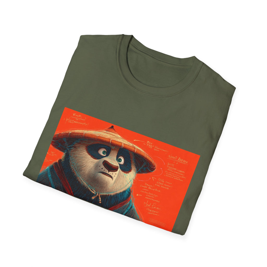 Kung Fu Panda Unisex Softstyle T-Shirt, DreamWorks Animation Youth Competitor Tee, Graphic Tee, Movie Fan Gift, Cult Classic Shirt, Comfy