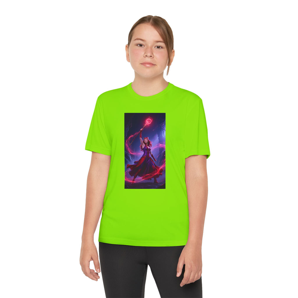 Superhero Youth T-Shirt Sports Graphic Tee, Cool Athletic Shirt for Kids
