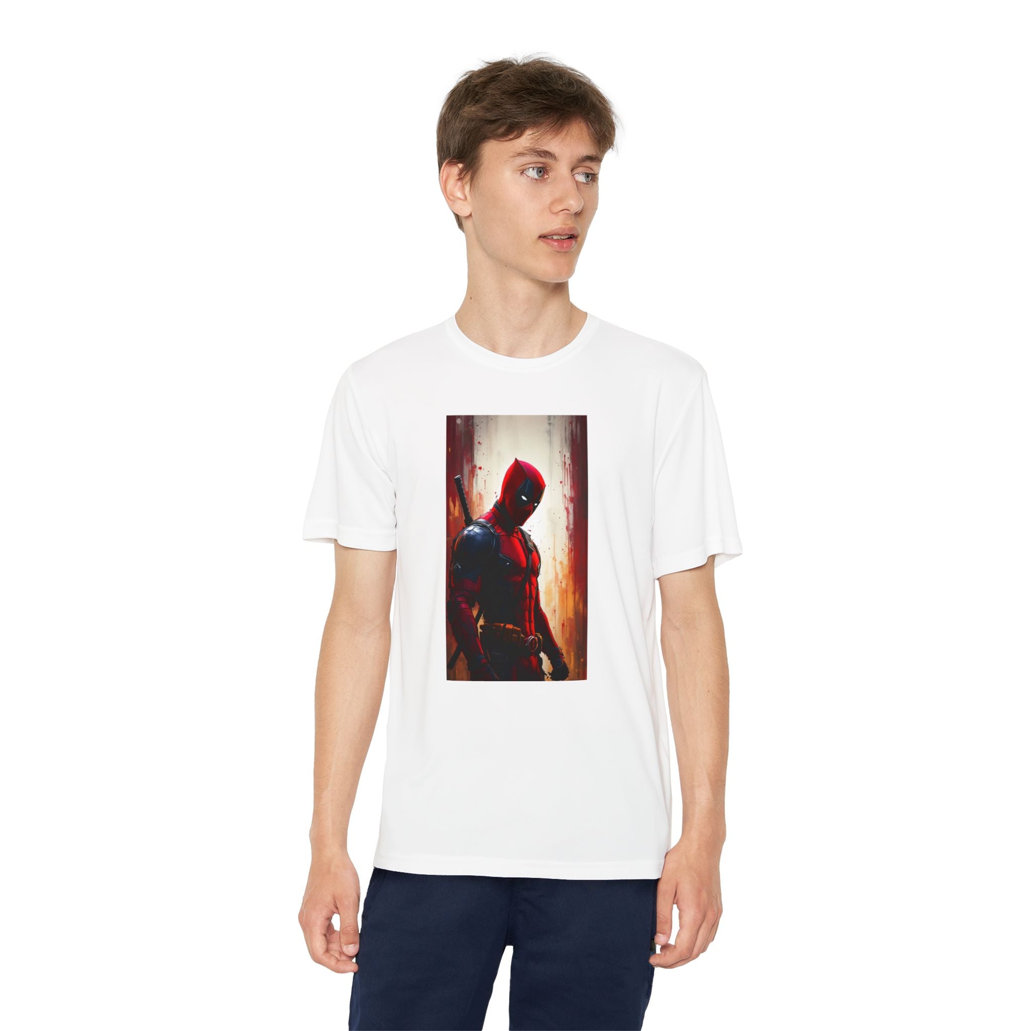 Deadpool Superhero Marvel Patriotic, Kids Graphic T-Shirt, Boys Hero Top, Girls Comic Book Clothing, Birthday