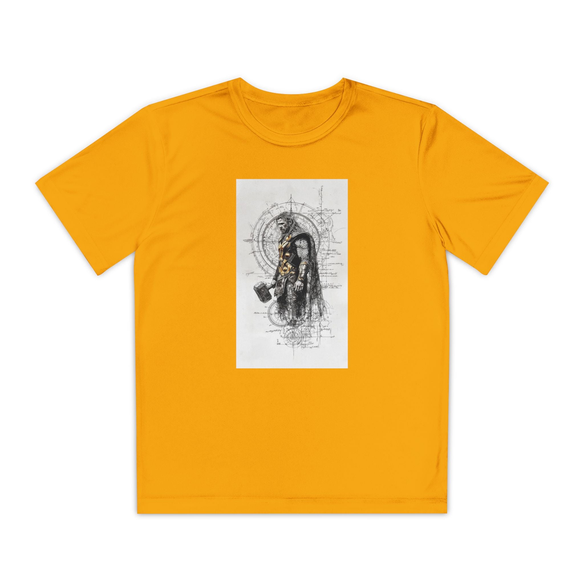 Superhero Youth T-Shirt Sports Graphic Tee, Cool Athletic Shirt for Kids