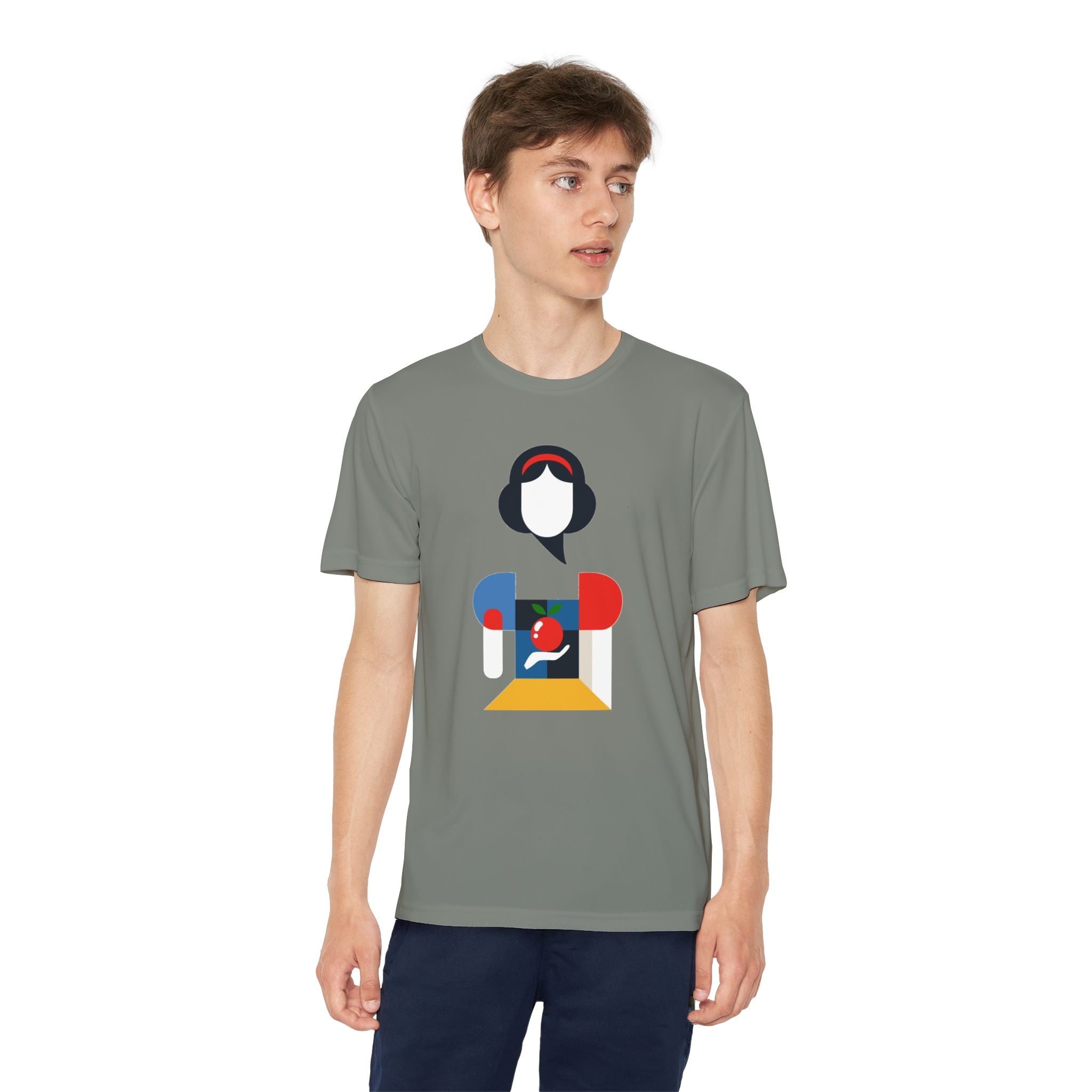 Snow White Youth T-Shirt Sports Graphic Tee, Cool Athletic Shirt for Kids, Perfect for Sports Events, Team Spirit