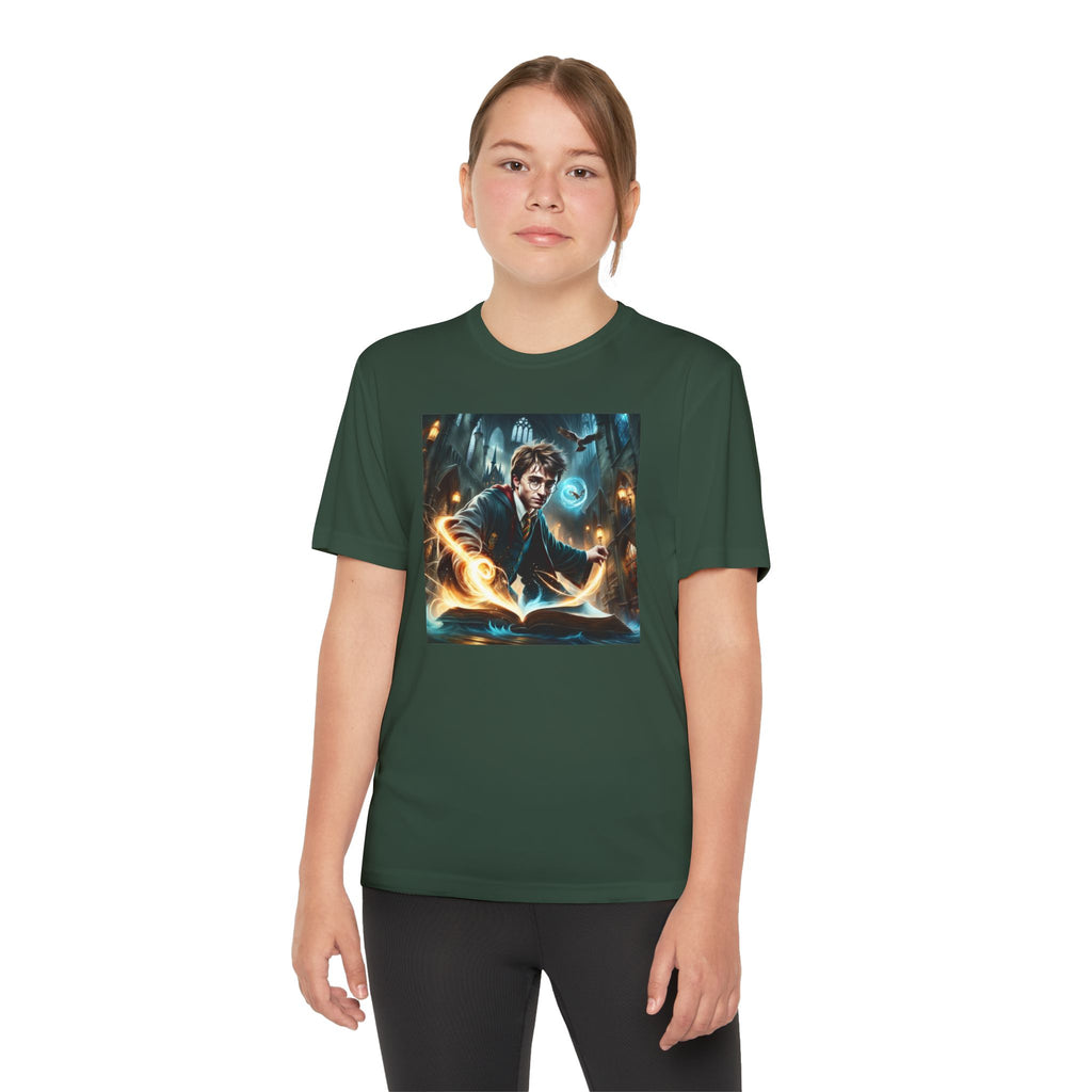 Youth Competitor Tee - Harry Potter, Wizard School Shirt, Magical Kids Top, Hogwarts Fan Gift, Sorcerer's Stone T-Shirt