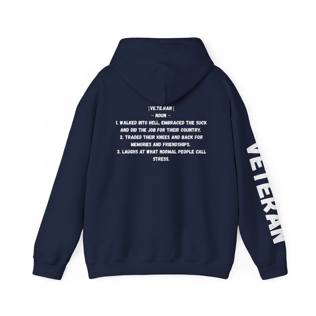 Veteran Patriotic Hoodie ~ Rebel Spirit Unisex Hoodie