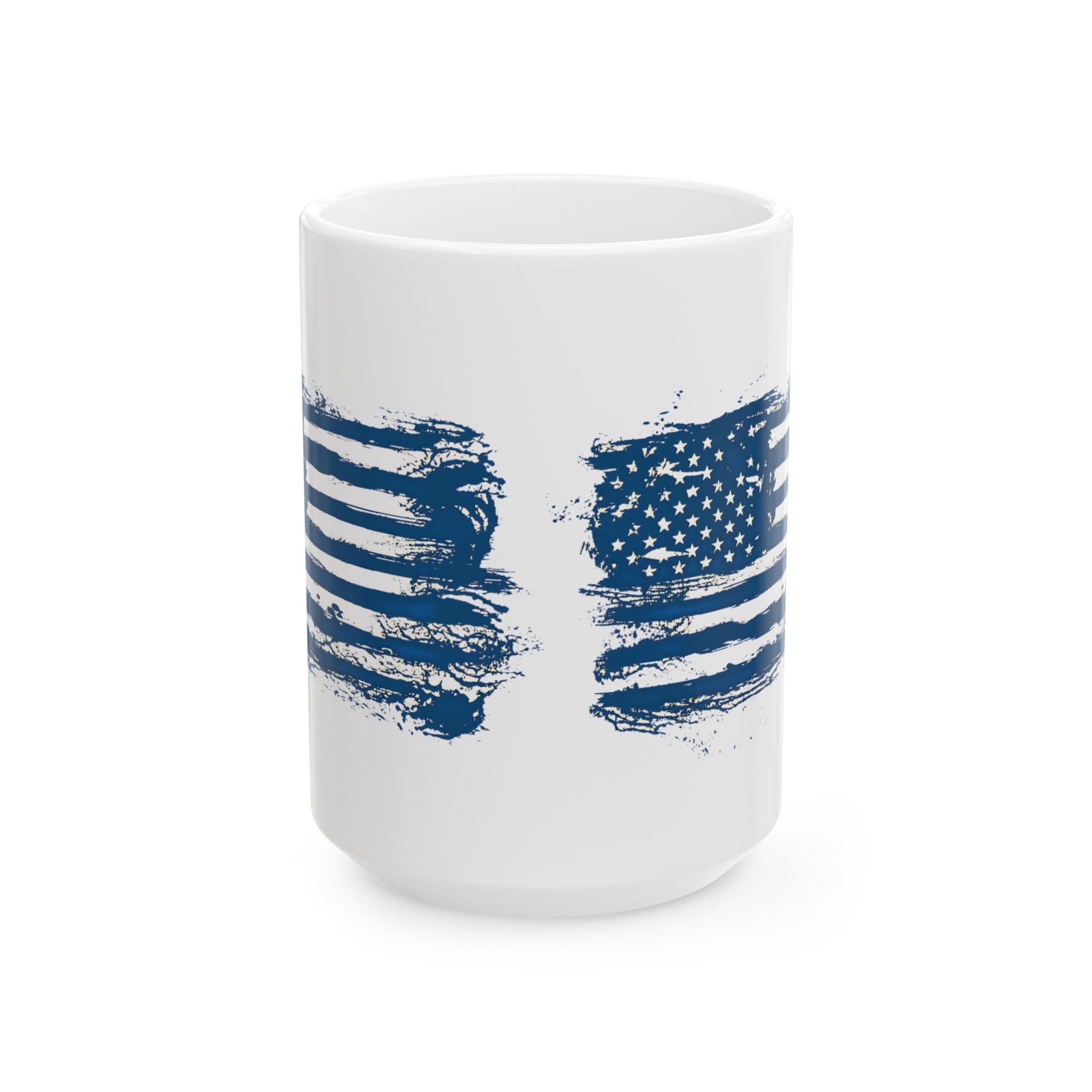 USA Blue Flag Patriotic Coffee & Tea Mug