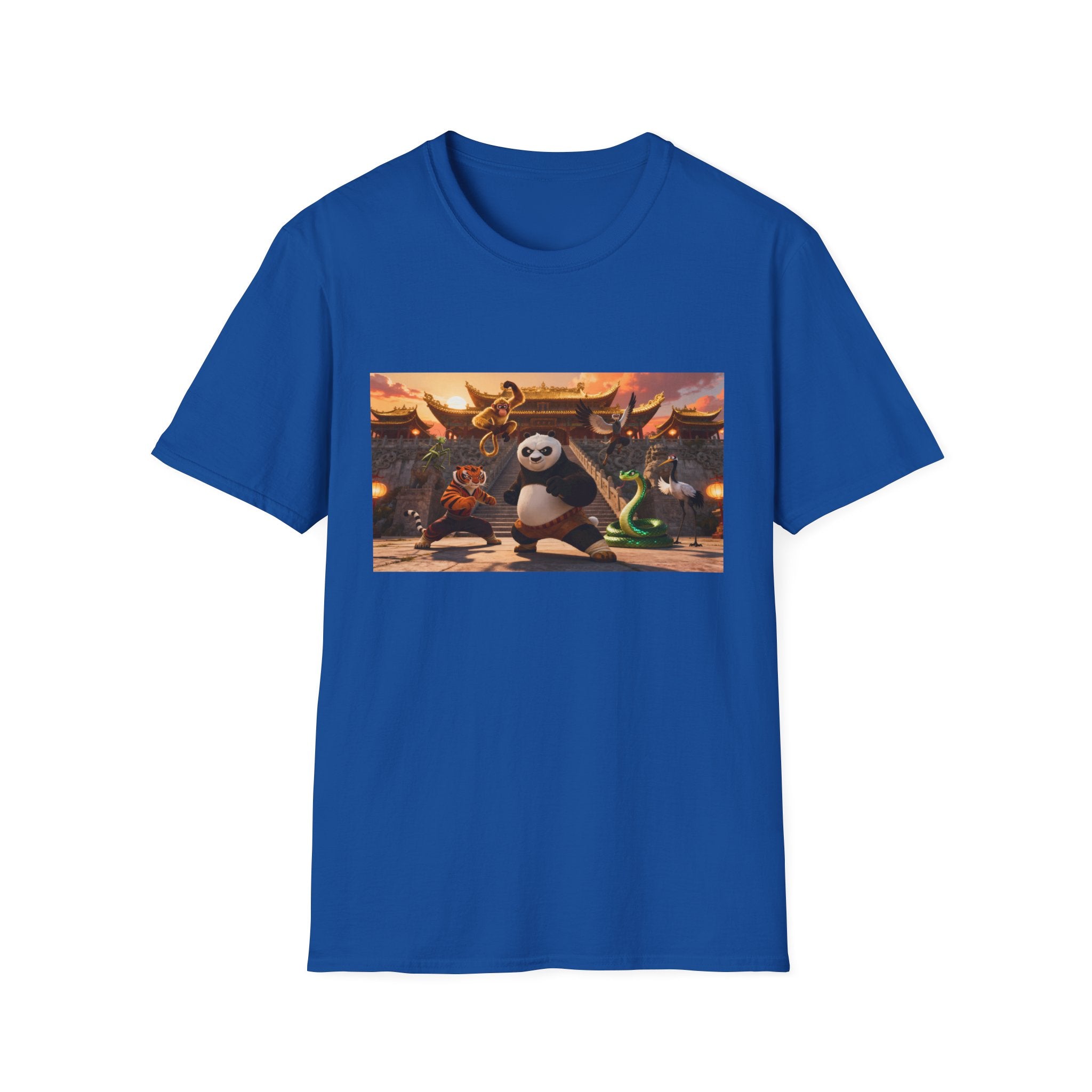 Kung Fu Panda Unisex Softstyle T-Shirt, DreamWorks Animation Youth Competitor Tee, Graphic Tee, Movie Fan Gift, Cult Classic Shirt, Comfy