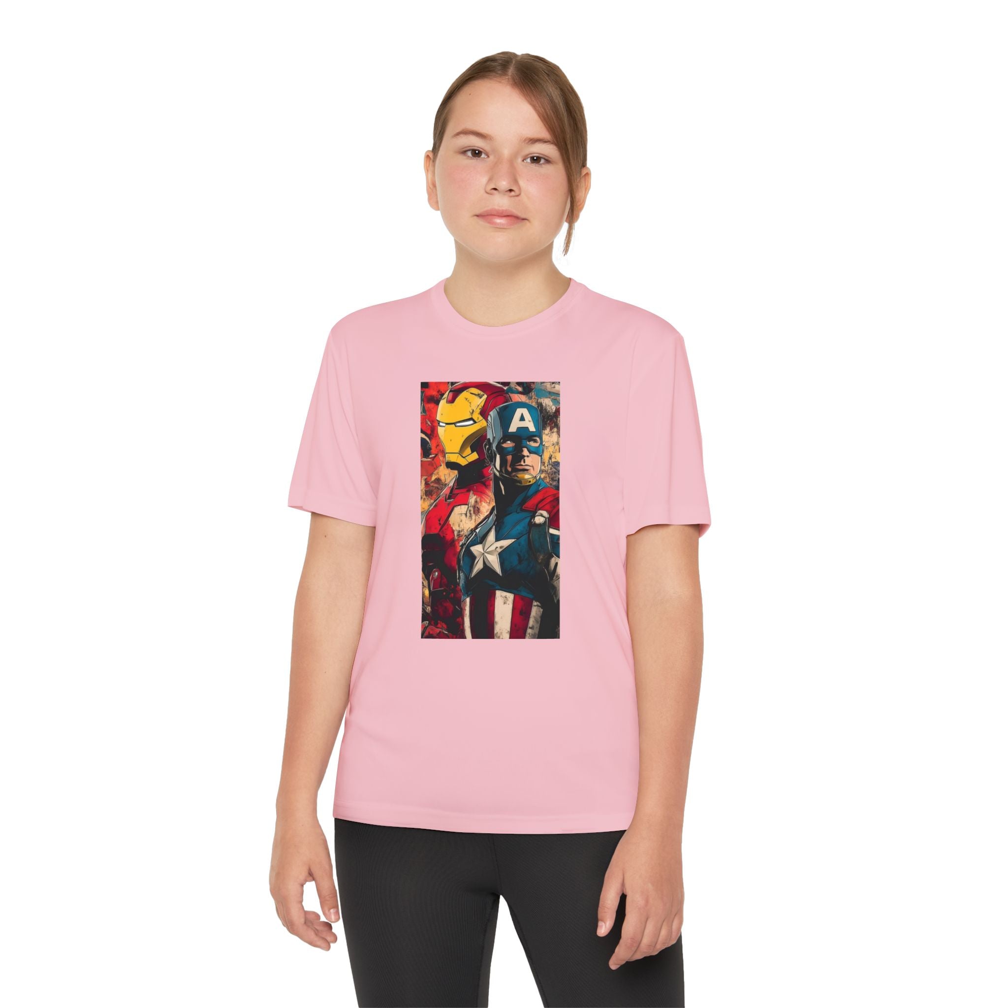 Advengers Youth T-Shirt Sports Graphic Tee, Cool Athletic Shirt for Kids, Perfect for Sports Events, Team Spirit