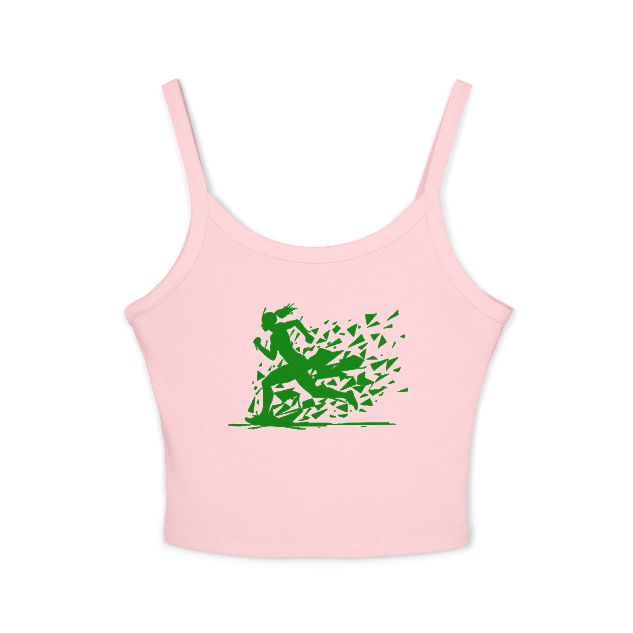 Running Woman Tank Top, Athletic Workout Top, Fitness Sleeveless Shirt, Jogging Muscle Tee, Exercise Gym Cami