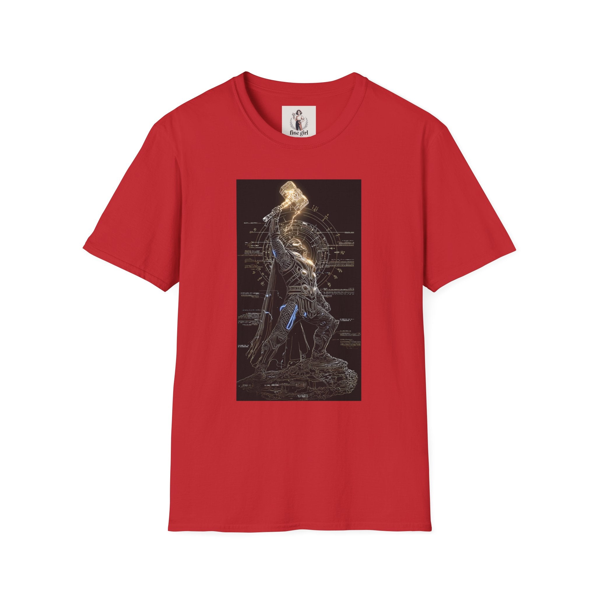 Thor Superhero Marvel Unisex Softstyle T-Shirt, Comic Book Tee, Geeky Clothing, Cosplay Costume Top